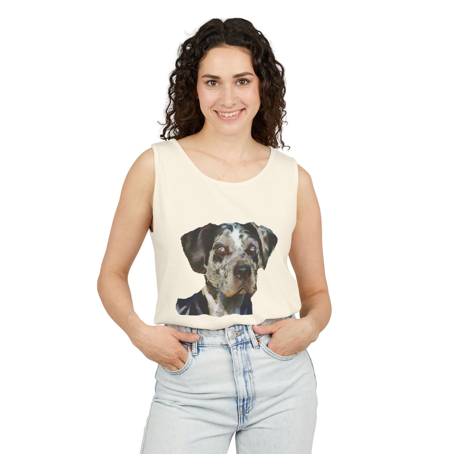 American Leopard Hound Unisex Relaxed Fit Ringspun Cotton Tank Top