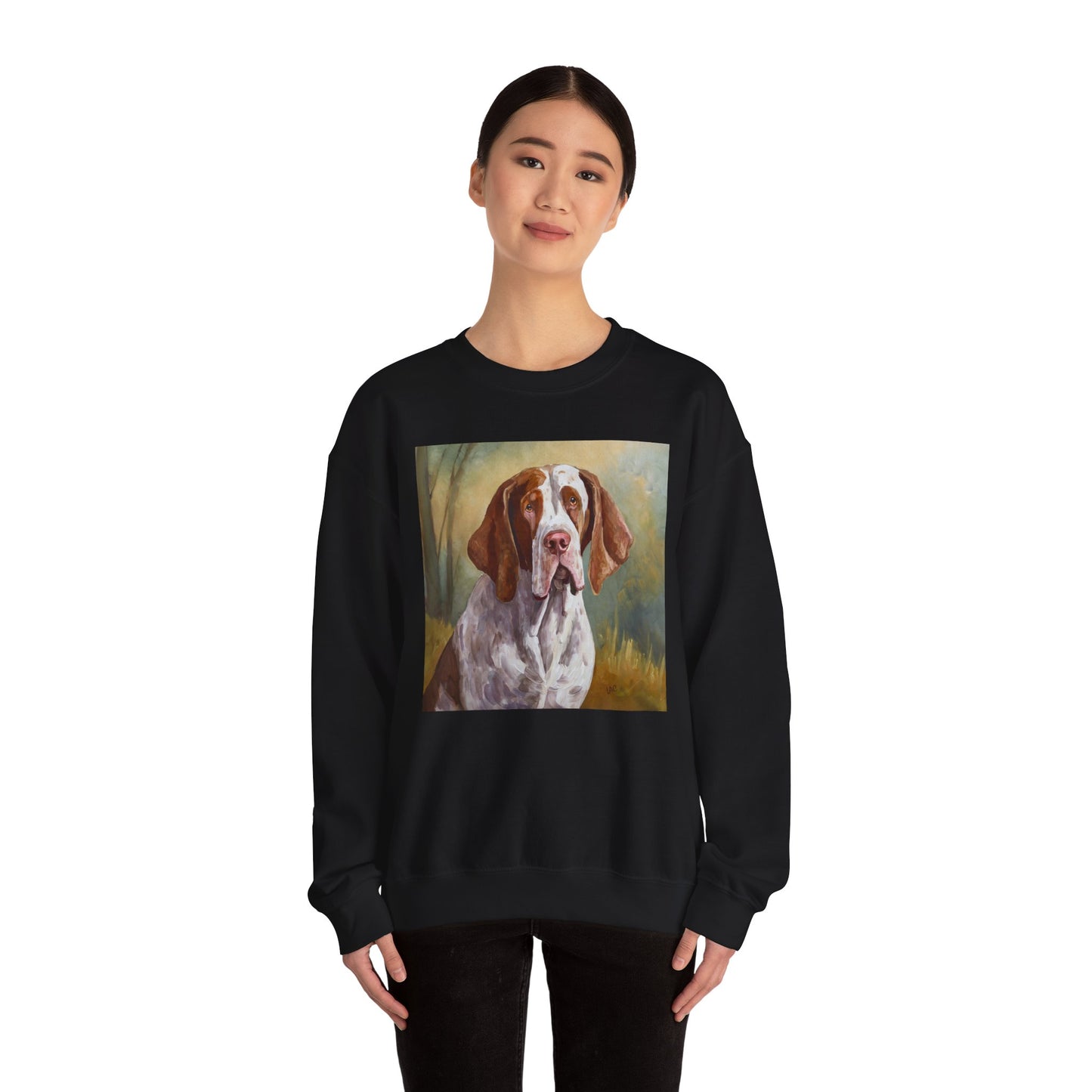 Bracco Italiano - Italian Pointer #1 Unisex 50/50 Crewneck Sweatshirt