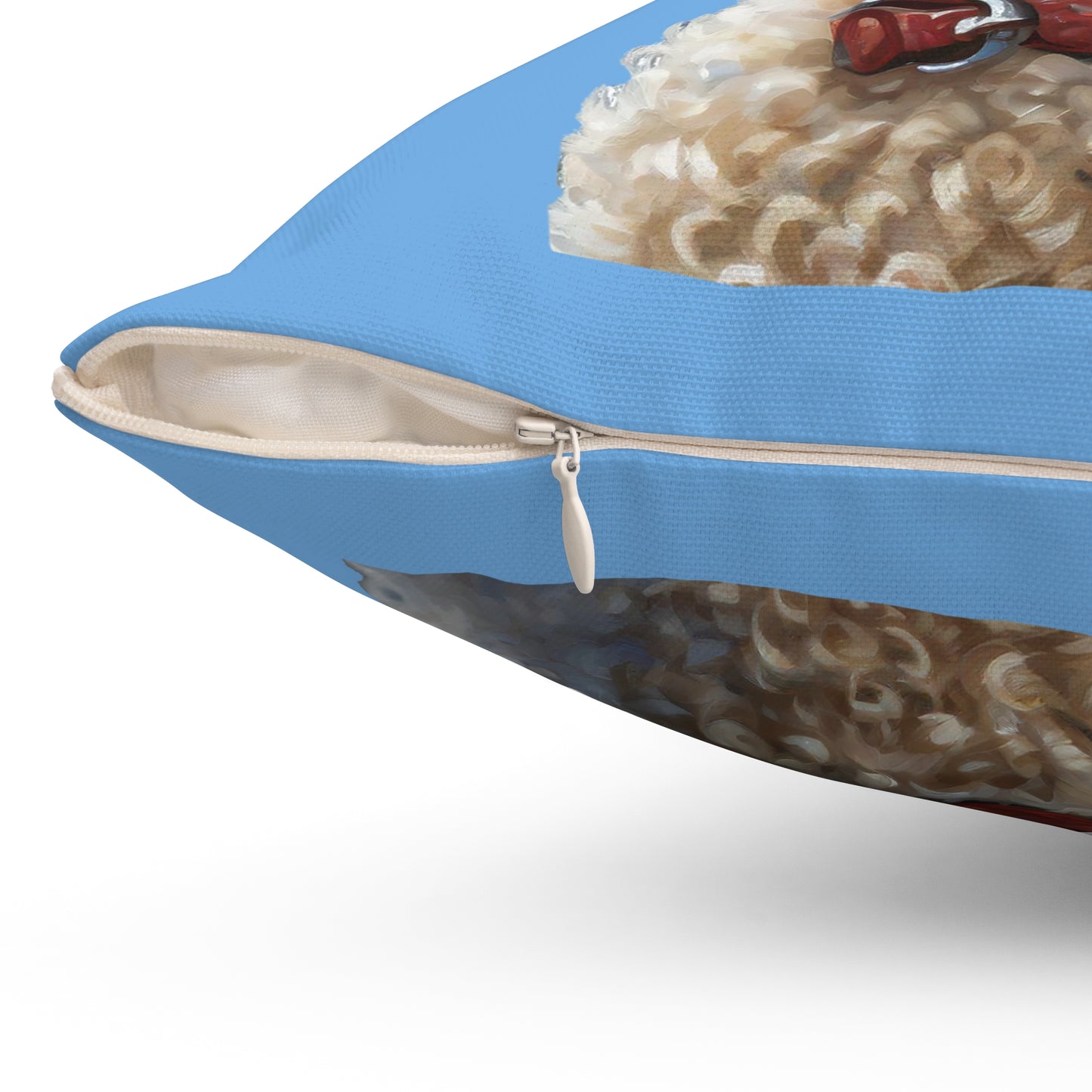 Standard Poodle #2 - Spun Polyester Square Pillow