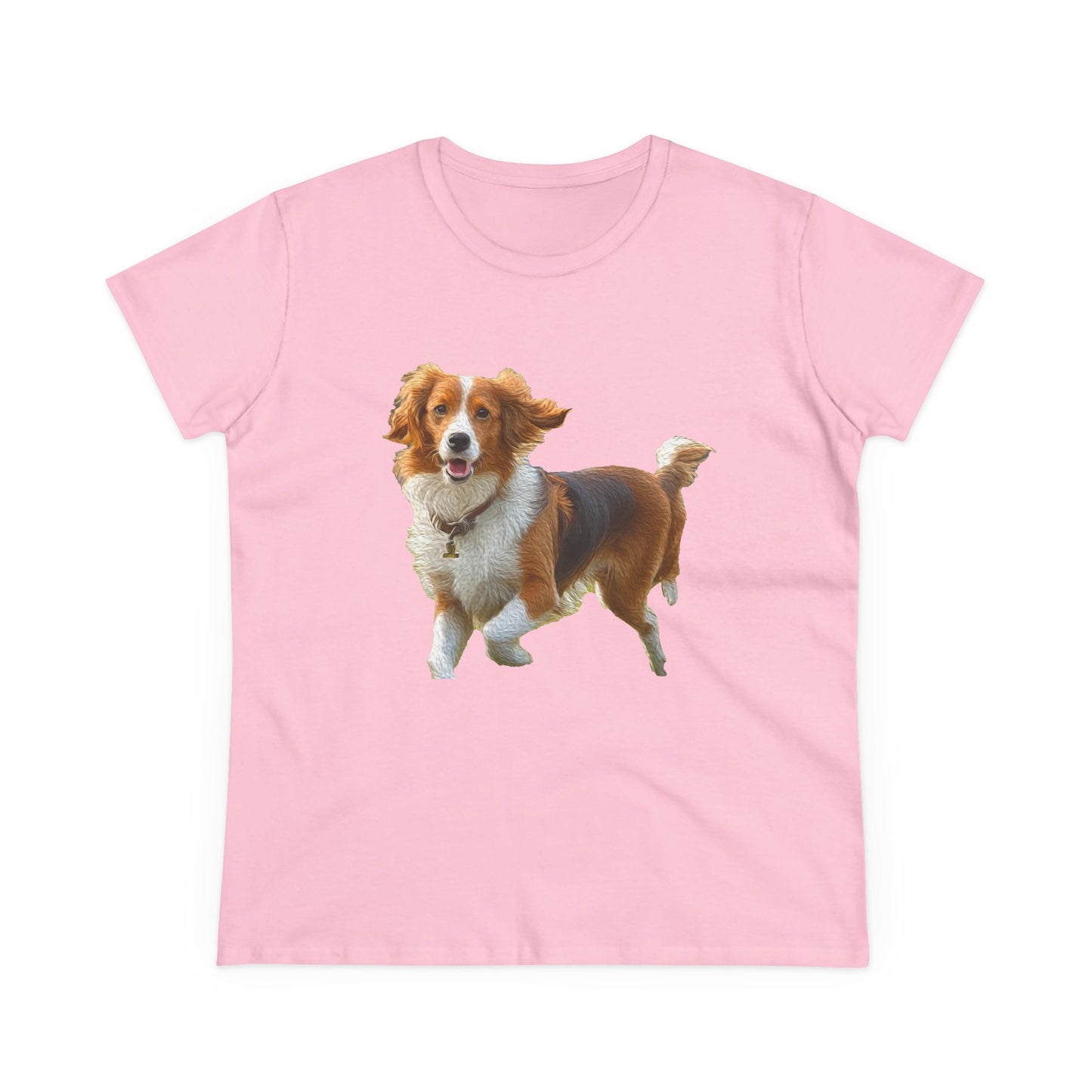 Nederlandse Kooikerhondje Women's Midweight Cotton Tee