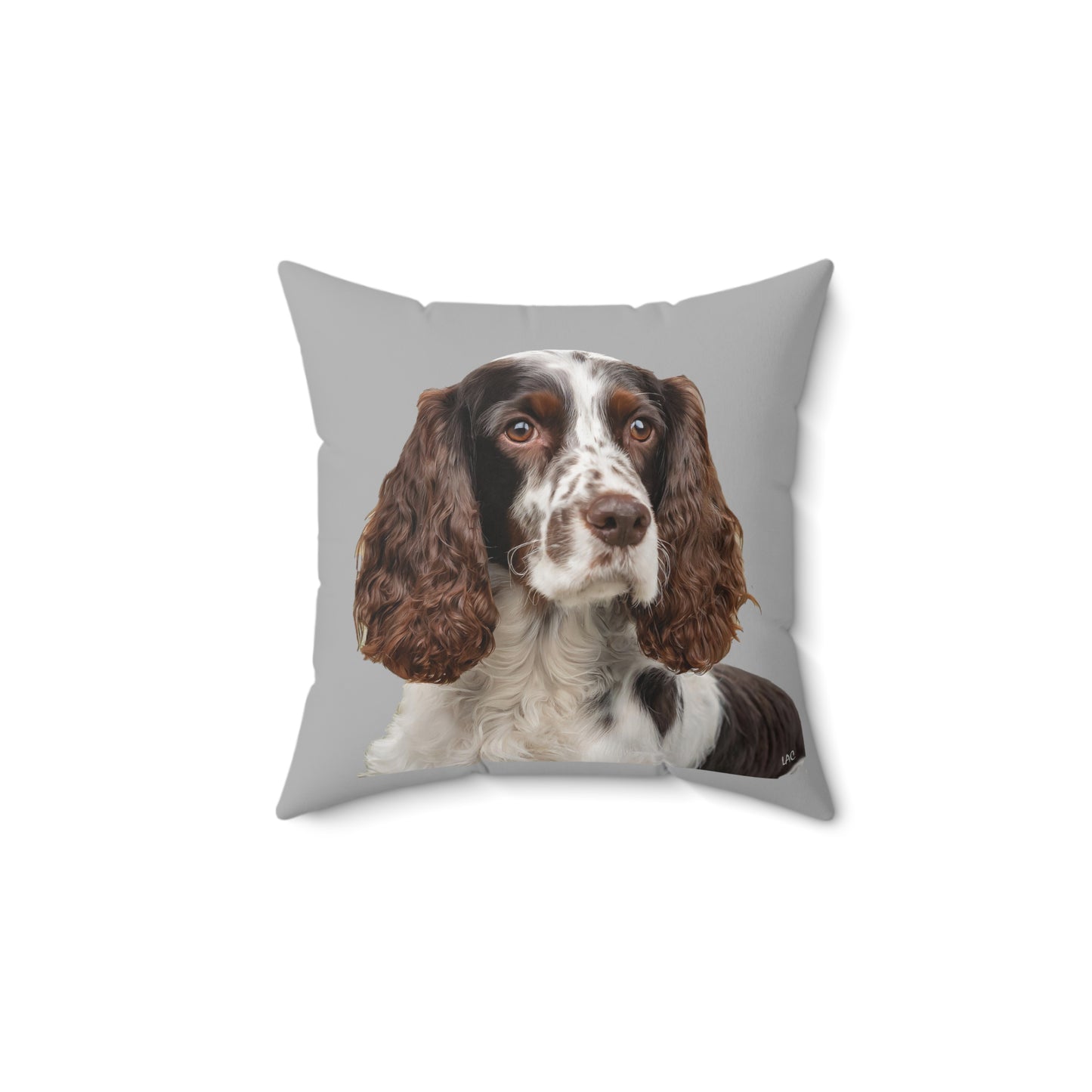 French Spaniel Spun Polyester Throw Pillow