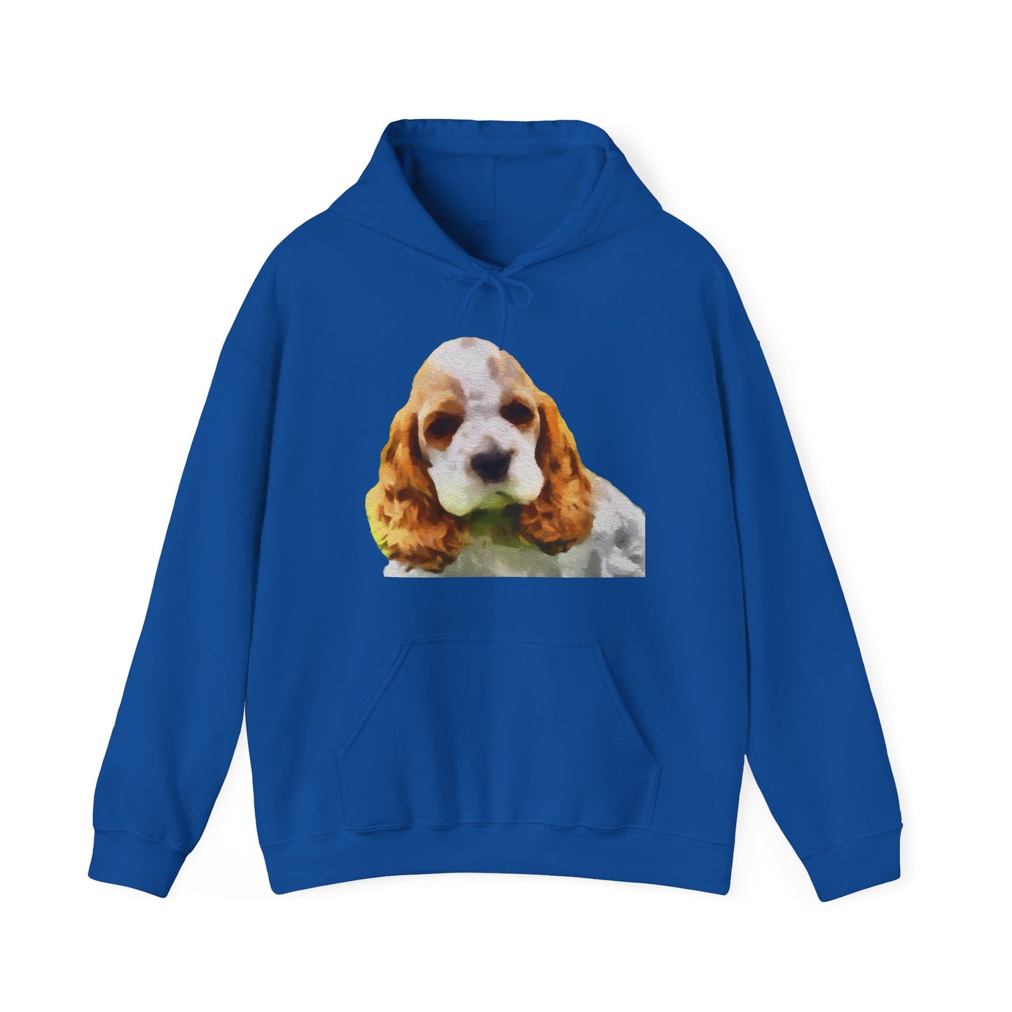 Cocker Spaniel 'Hogan' Unisex 50/50 Hooded Sweatshirt