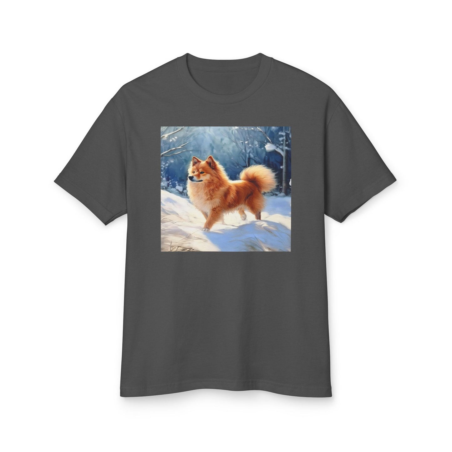Finnish Spitz - Unisex Relaxed Fit Garment-Dyed Heavyweight Cotton Tee