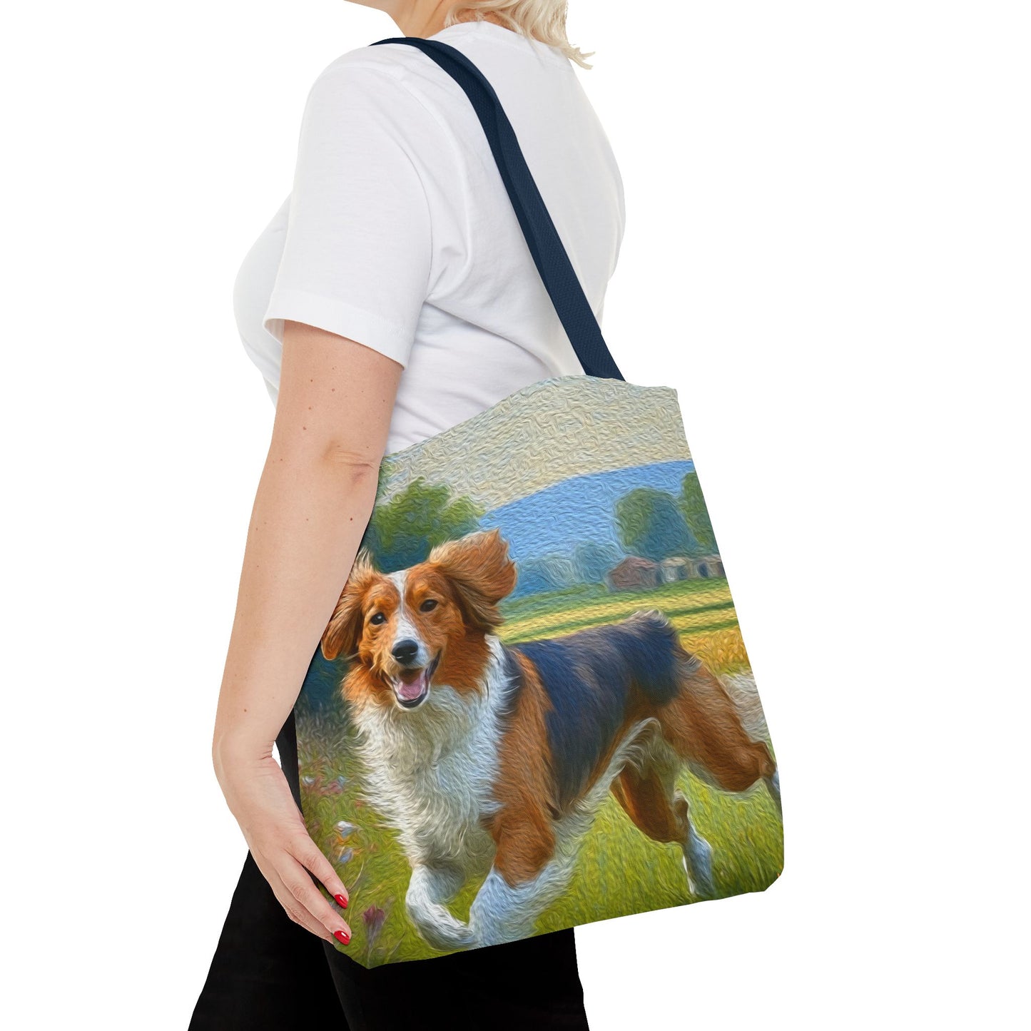 Nederlandse Kooikerhondje Polyester Tote Bag (AOP)
