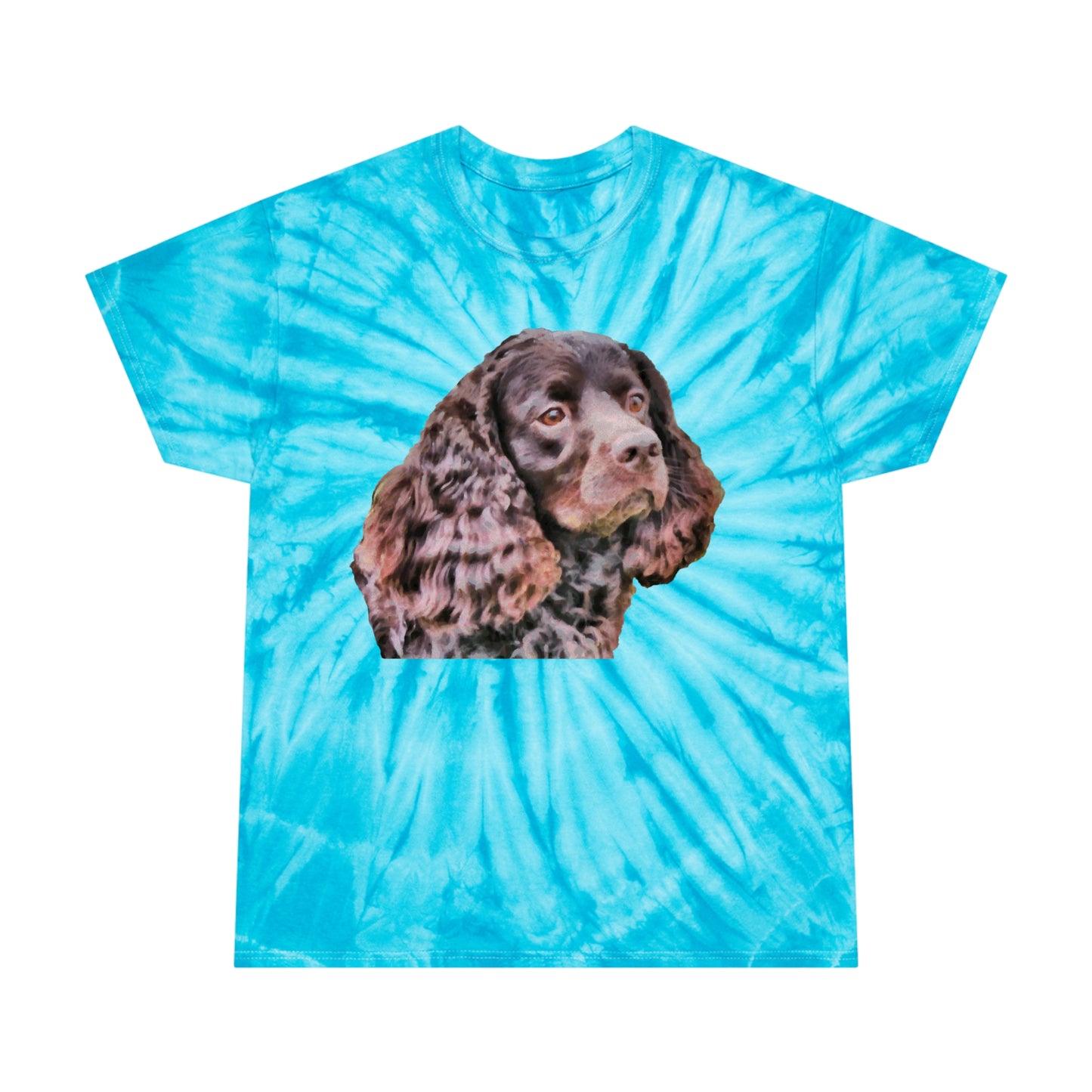 American Water Spaniel Unisex Cotton - Tie-Dye Tee, Cyclone