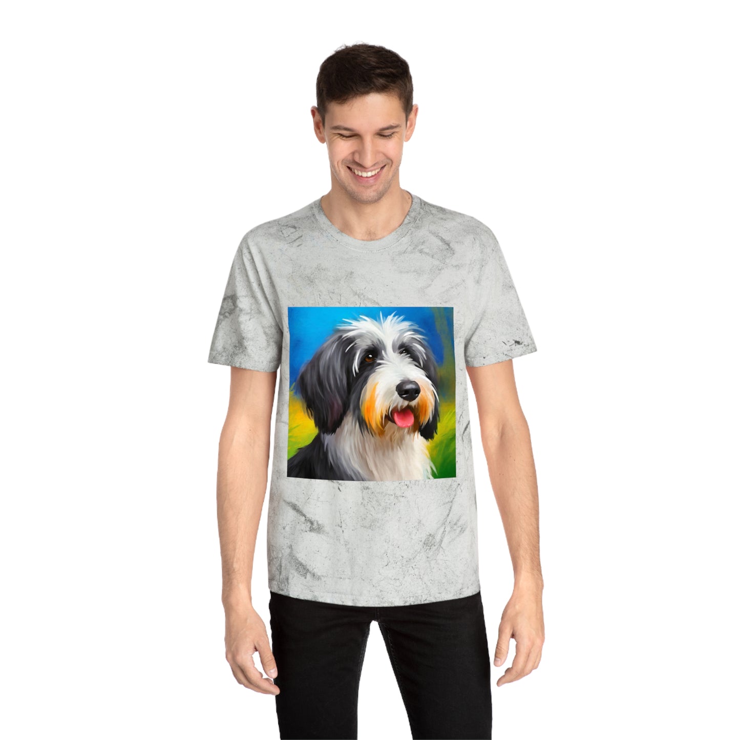 Polish Lowland Sheepdog Unisex Color Blast T-Shirt
