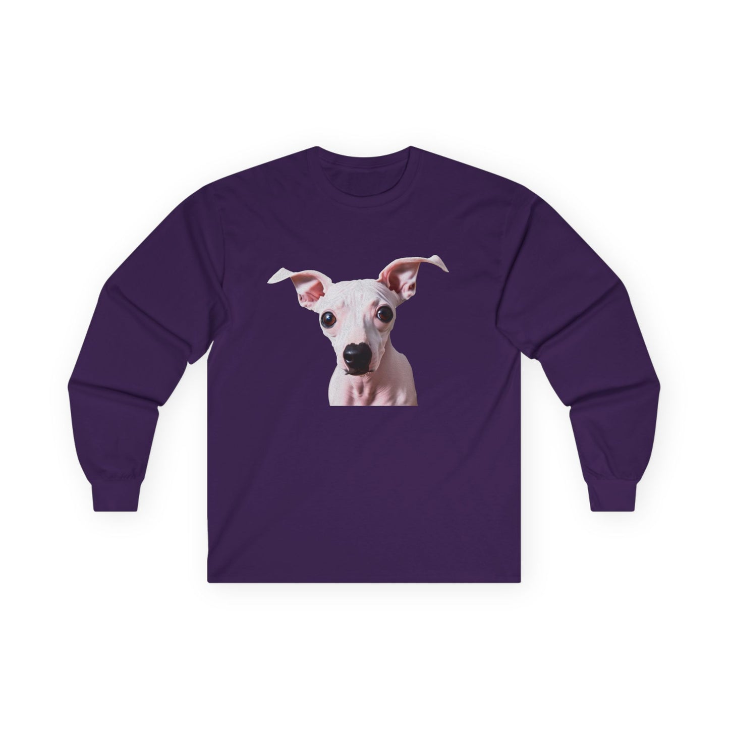 American Hairless Terrier Unisex Cotton Long Sleeve Tee – A Stylish Tribute