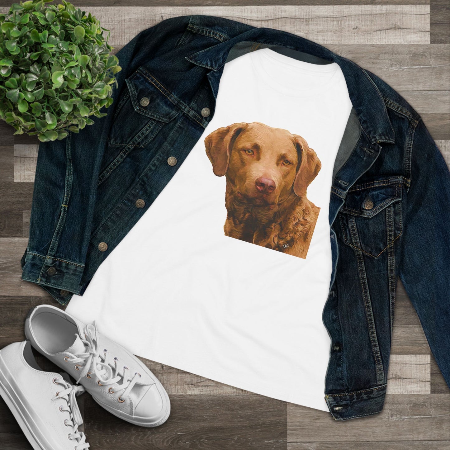 Chesapeake Bay Retriever Women's Relaxed Fit Cotton Tee