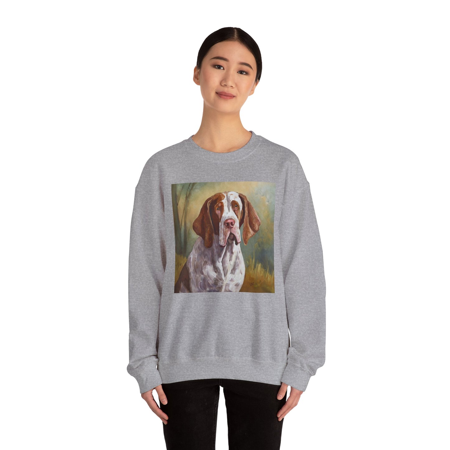 Bracco Italiano - Italian Pointer #1 Unisex 50/50 Crewneck Sweatshirt