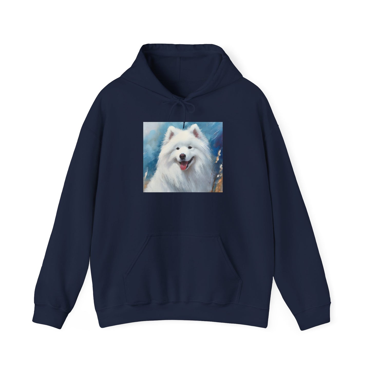 Samoyed Unisex 50/50 Hooded Sweatshirt