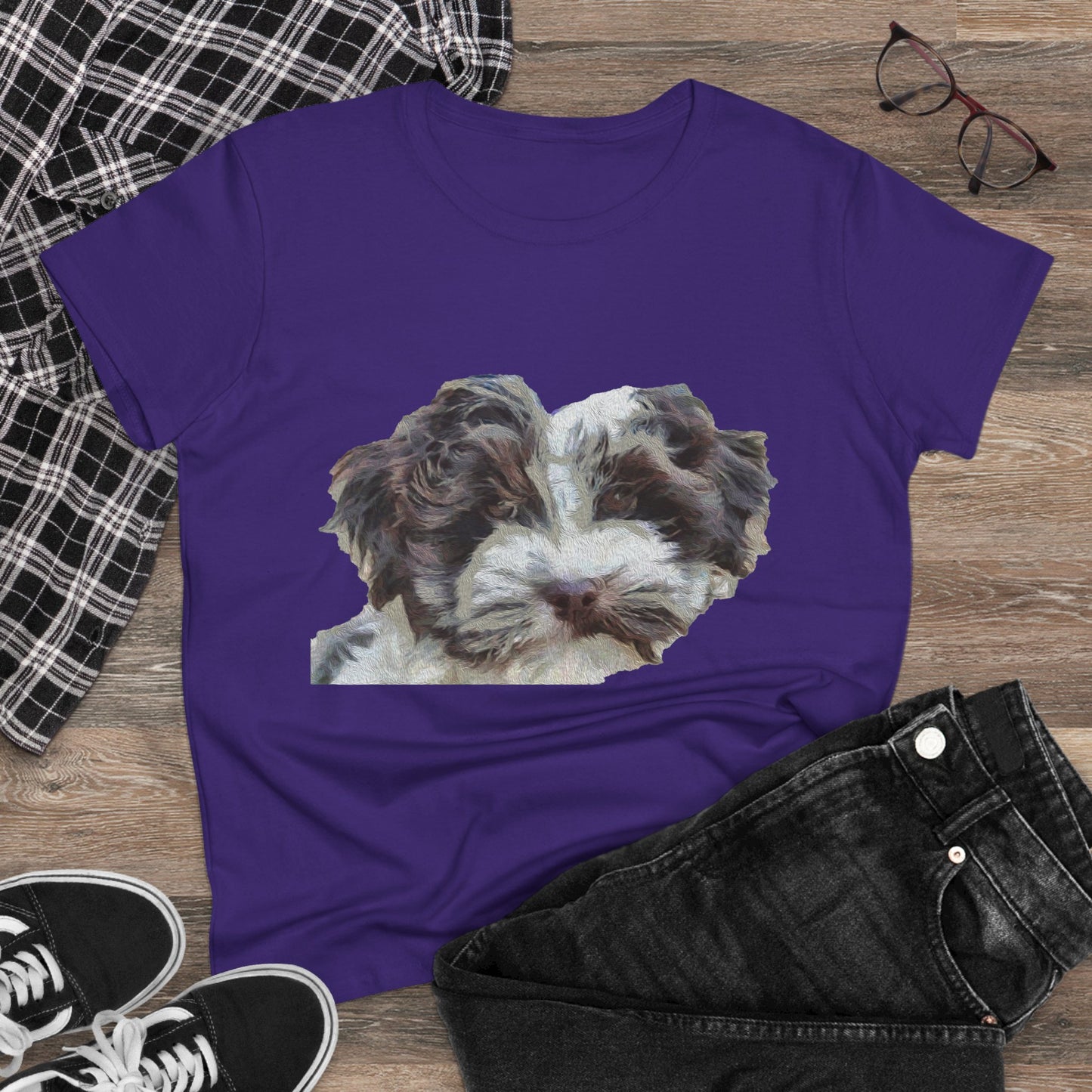 Havaneese 'Fideo' Women's Midweight Cotton Tee
