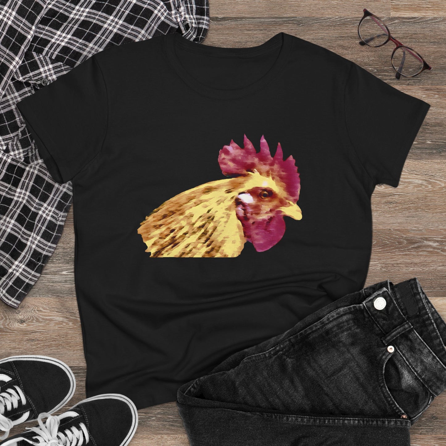 Rooster 'Spencer' Women's Midweight Cotton Tee
