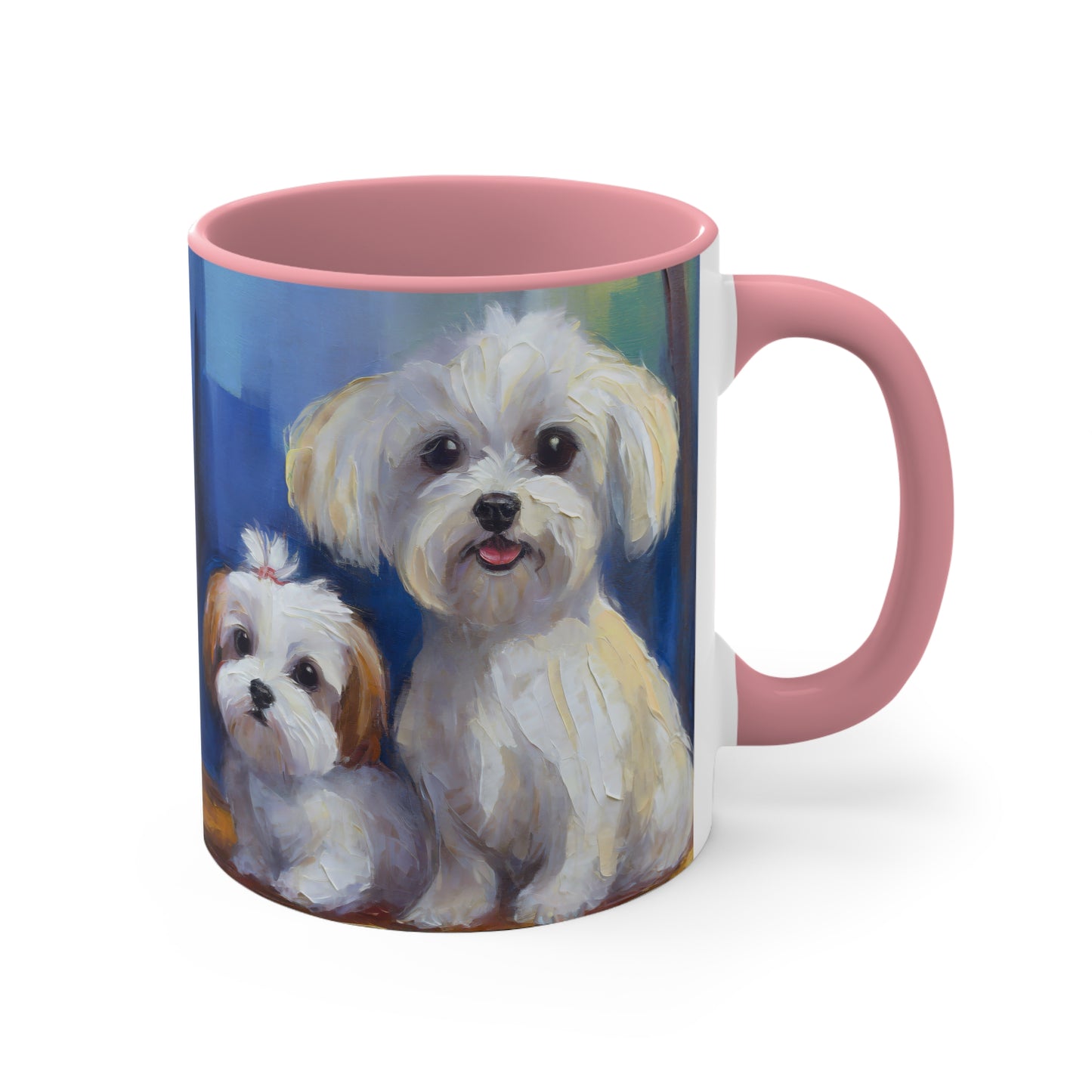 Maltese Puppies Accent Coffee Mug, 11oz