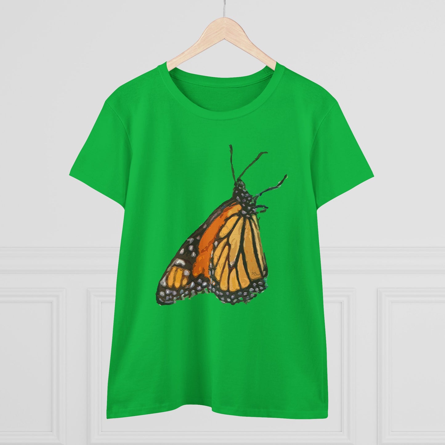 Monarch Butterfly Women's Midweight Cotton Tee