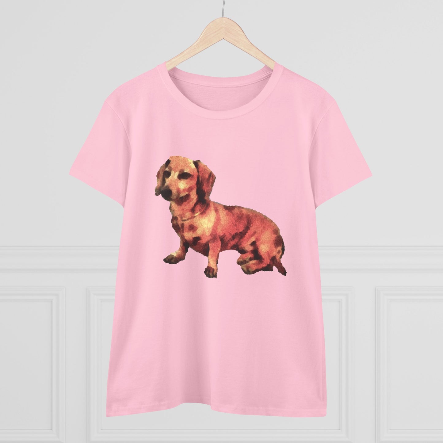 Dachshund 'Simone' Women's Midweight Cotton Tee