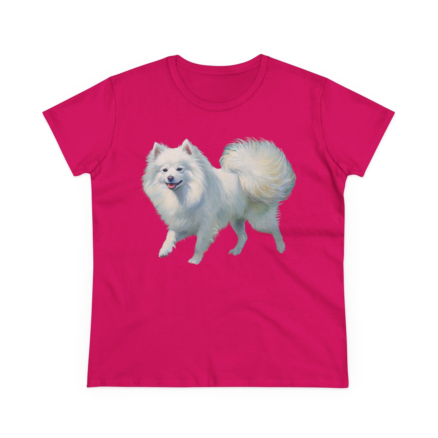 Japanese Spitz Women's Midweight Cotton Tee