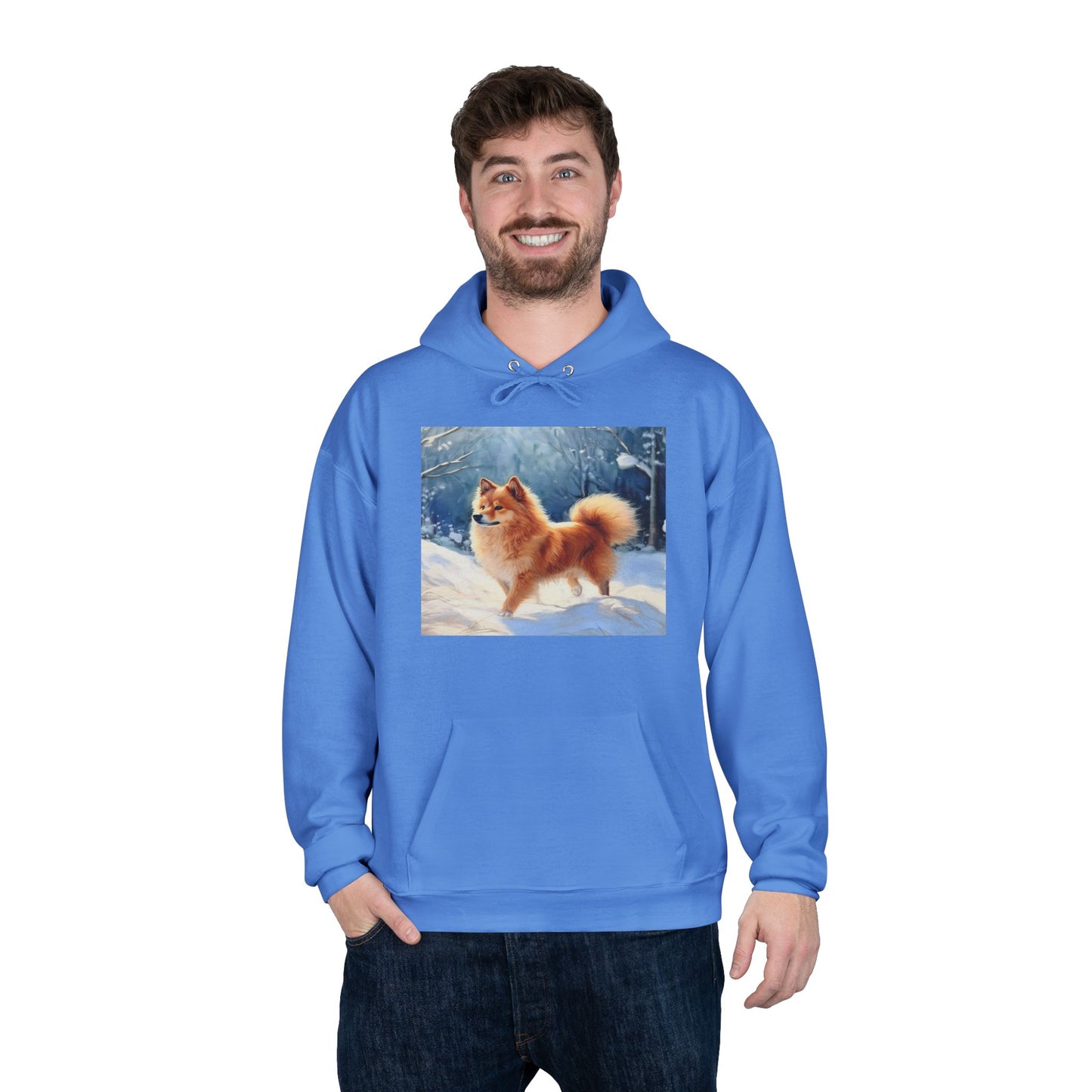 Finnish Spitz - Cozy Fleece Lined Pullover Hoodie