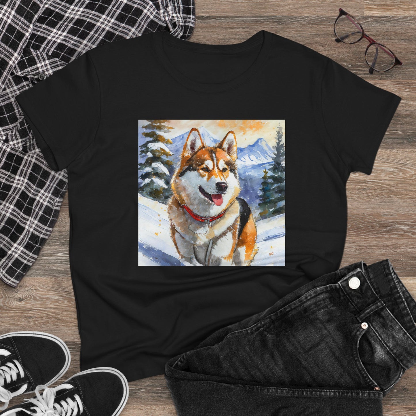 Chinook 'Sled Dog' Women's Midweight Cotton Tee