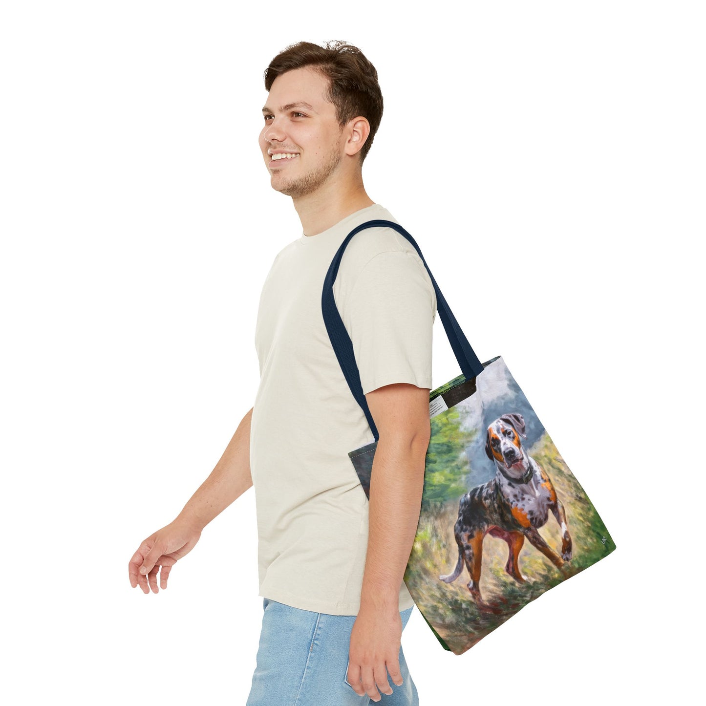 Catahoula Polyester Tote Bag (AOP)