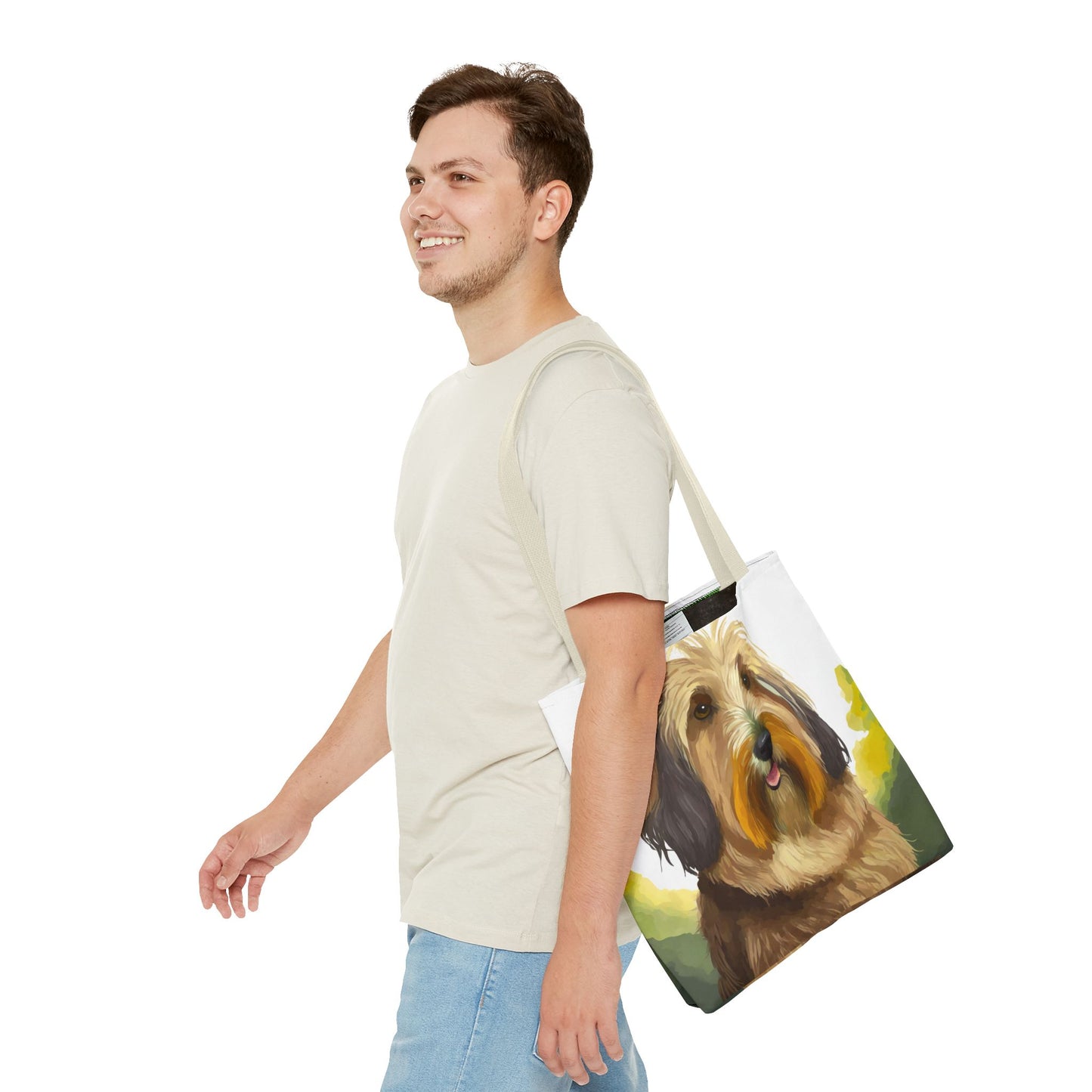 Bergamasco Sheepdog Tote Bag (AOP)