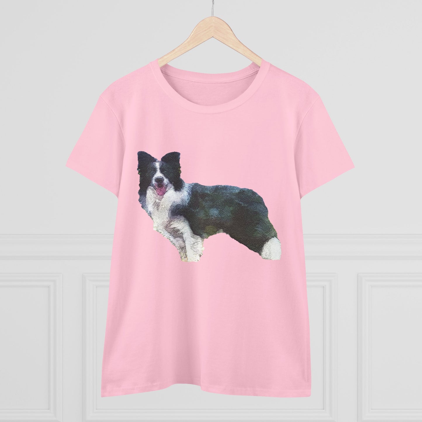 Border Collie '#1' - Women's Midweight Cotton Tee