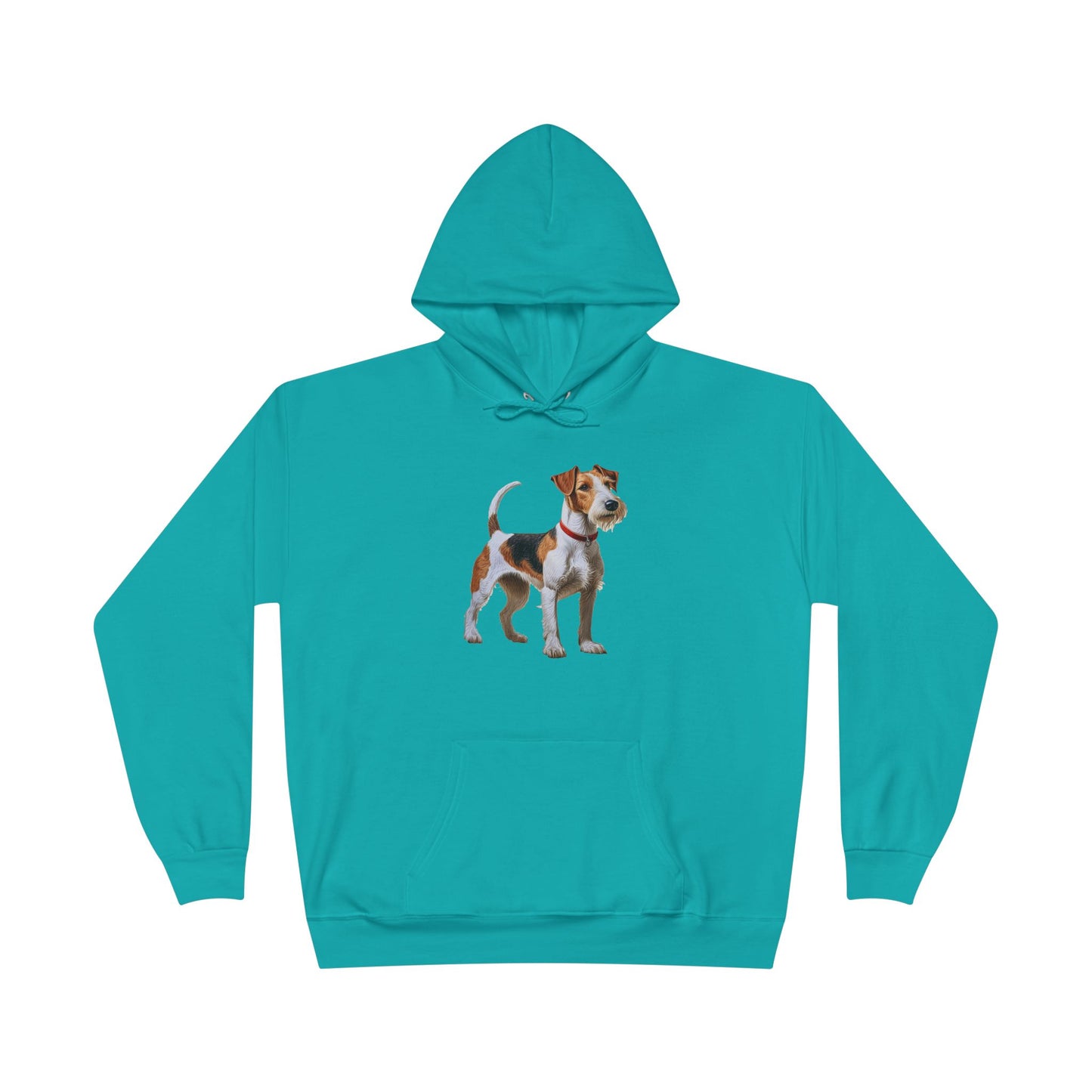 Wire Fox Terrier - Unisex Fleece Inside Pullover Hoodie Sweatshirt