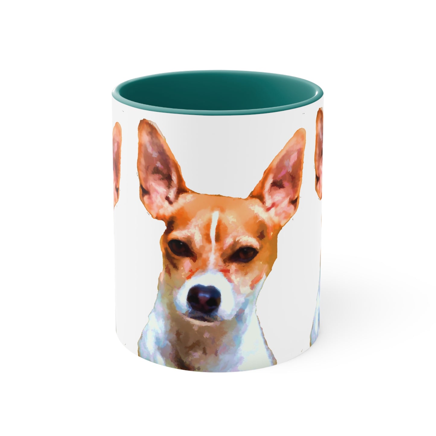 Rat Terrier Accent Coffee Mug, 11oz