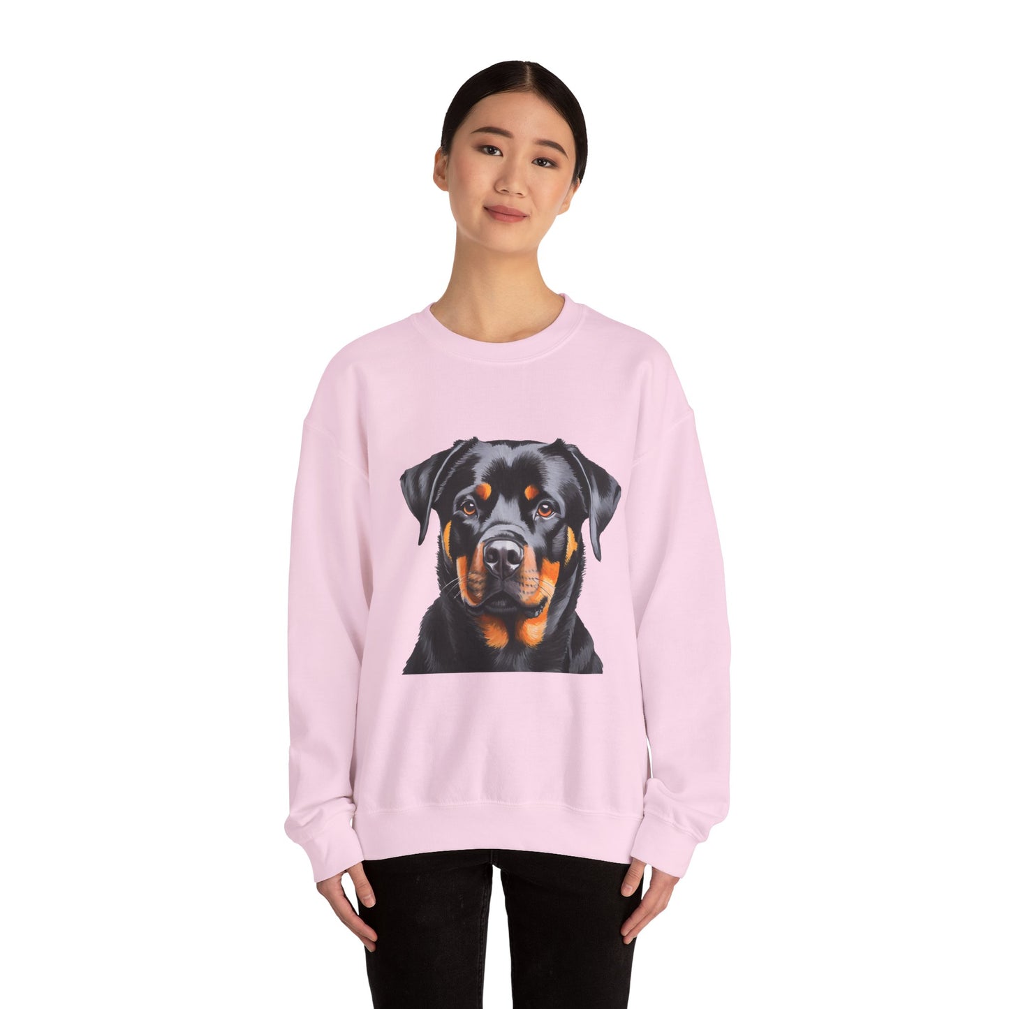 Rottweiler 'Bruno' Unisex 50/50 Crewneck Sweatshirt