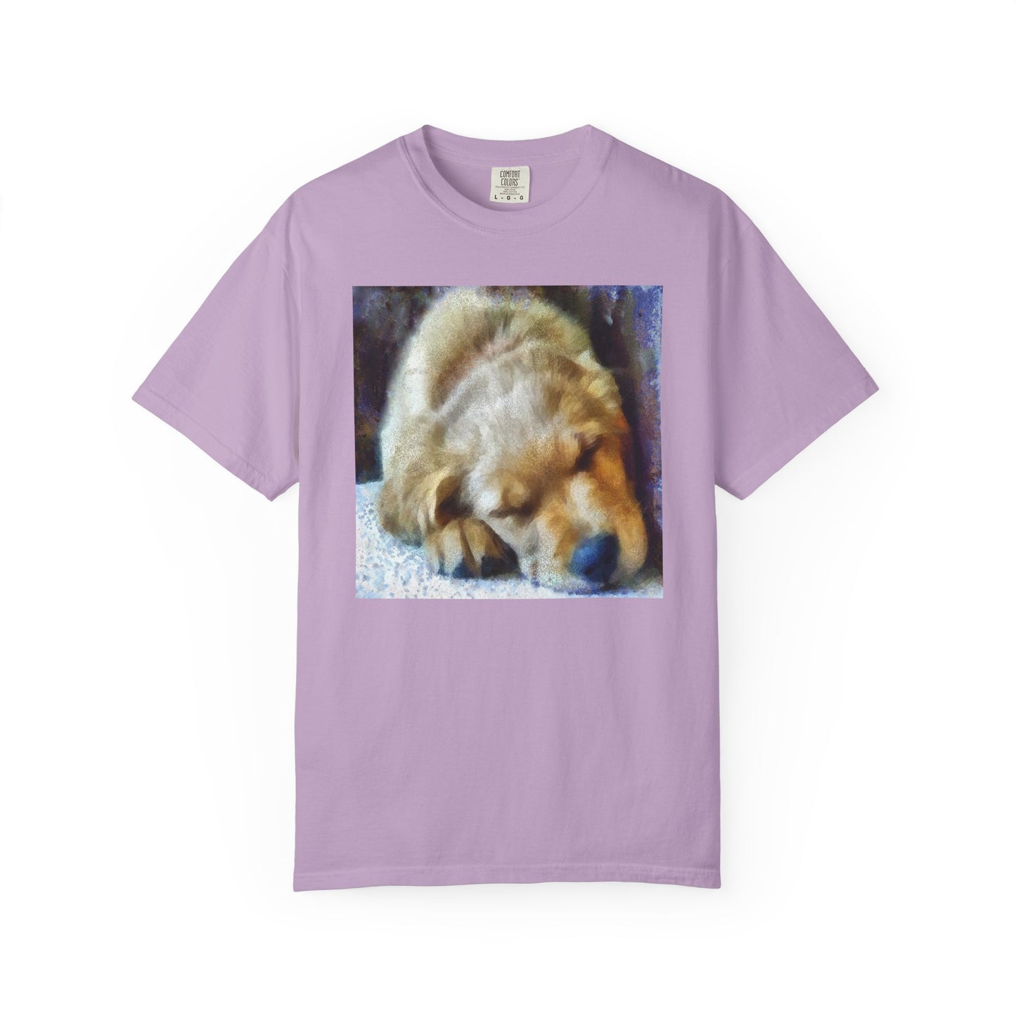 Golden Retriever 'Zuko' Unisex-Adult Relaxed Fit Garment-Dyed T-shirt