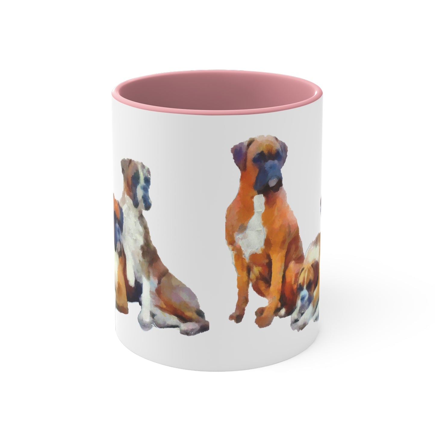 Boxer Quartet Cheerful Ceramic Coffee Mug - 11oz