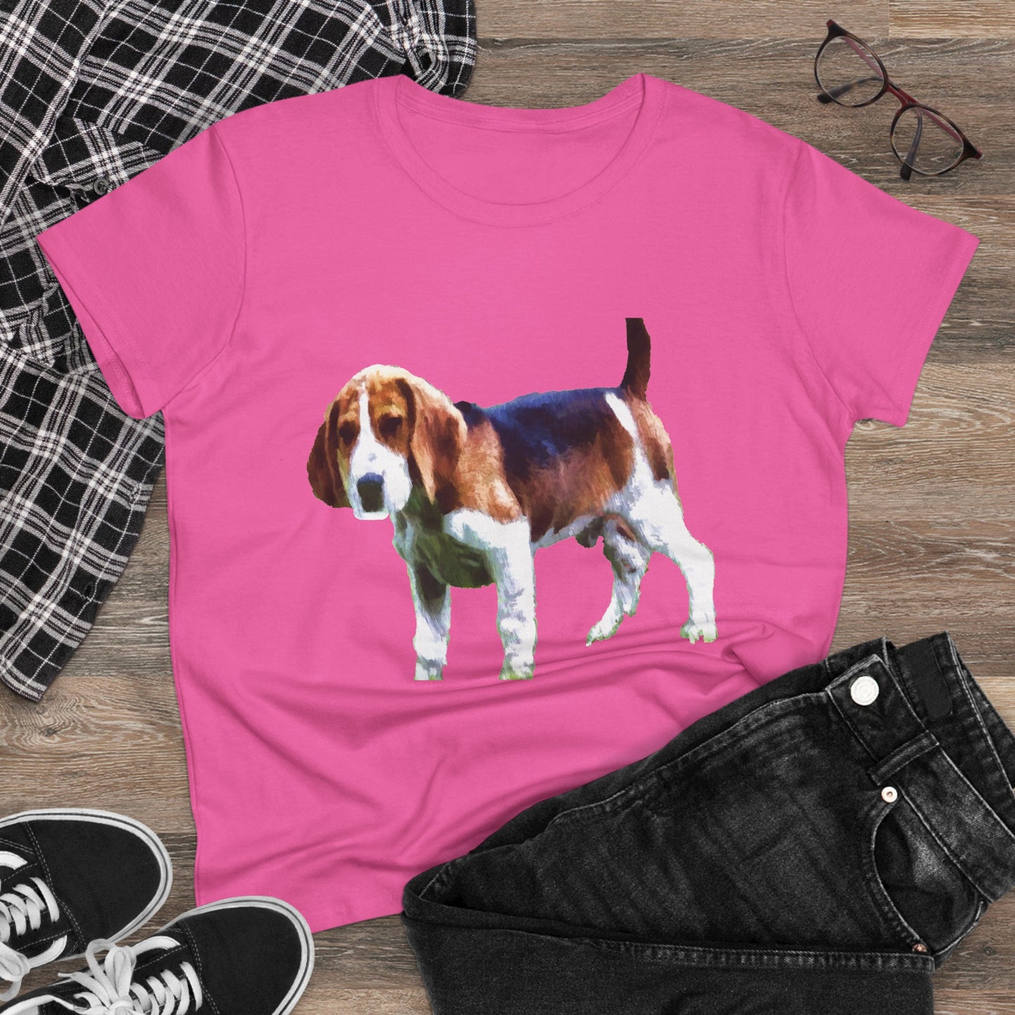 American Foxhound Women's Midweight Cotton Tee
