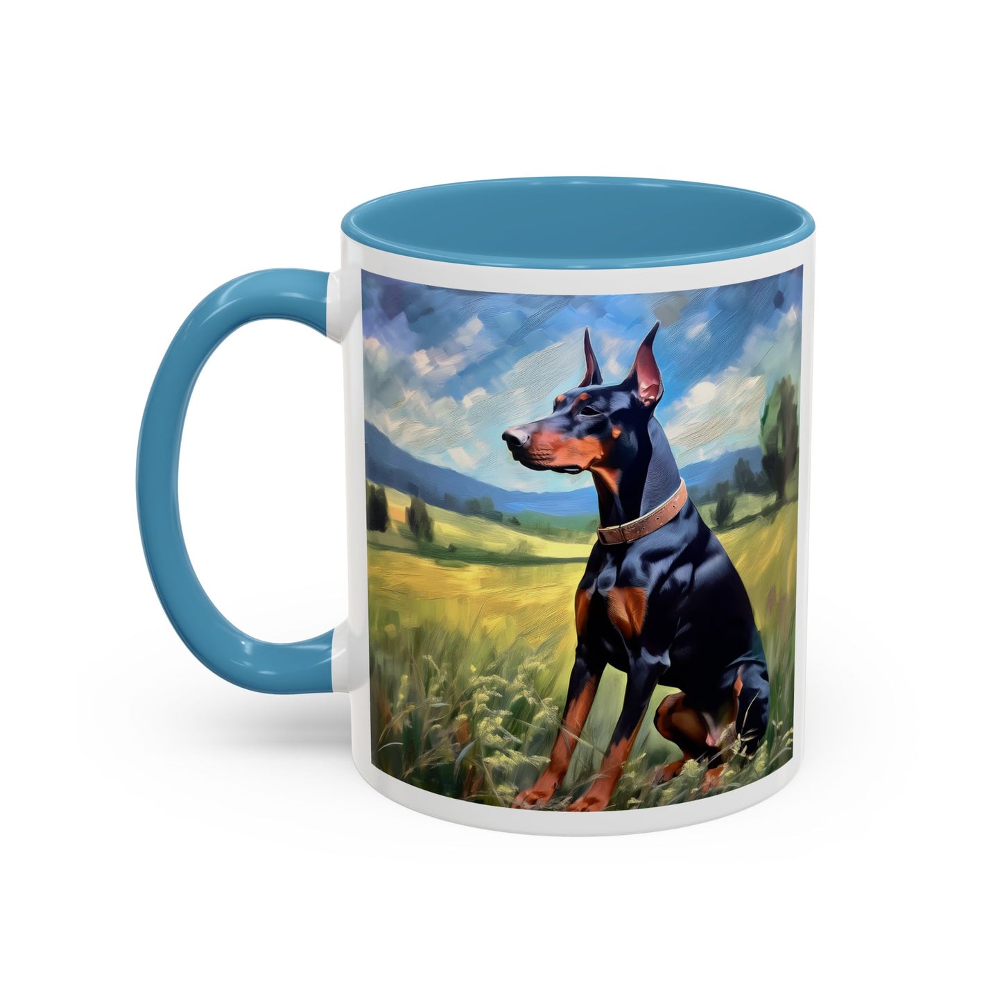 Doberman Pinscher Accent Coffee Mug