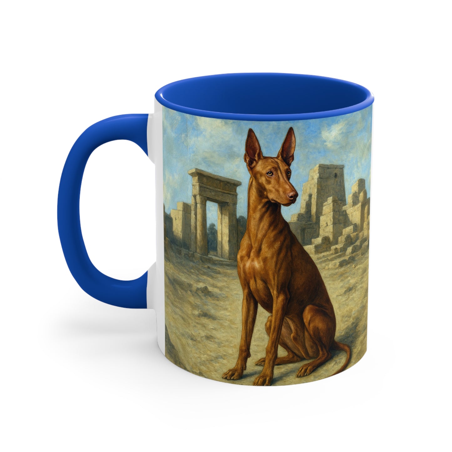 Egyptian Pharoh Hound Accent Coffee Mug, 11oz