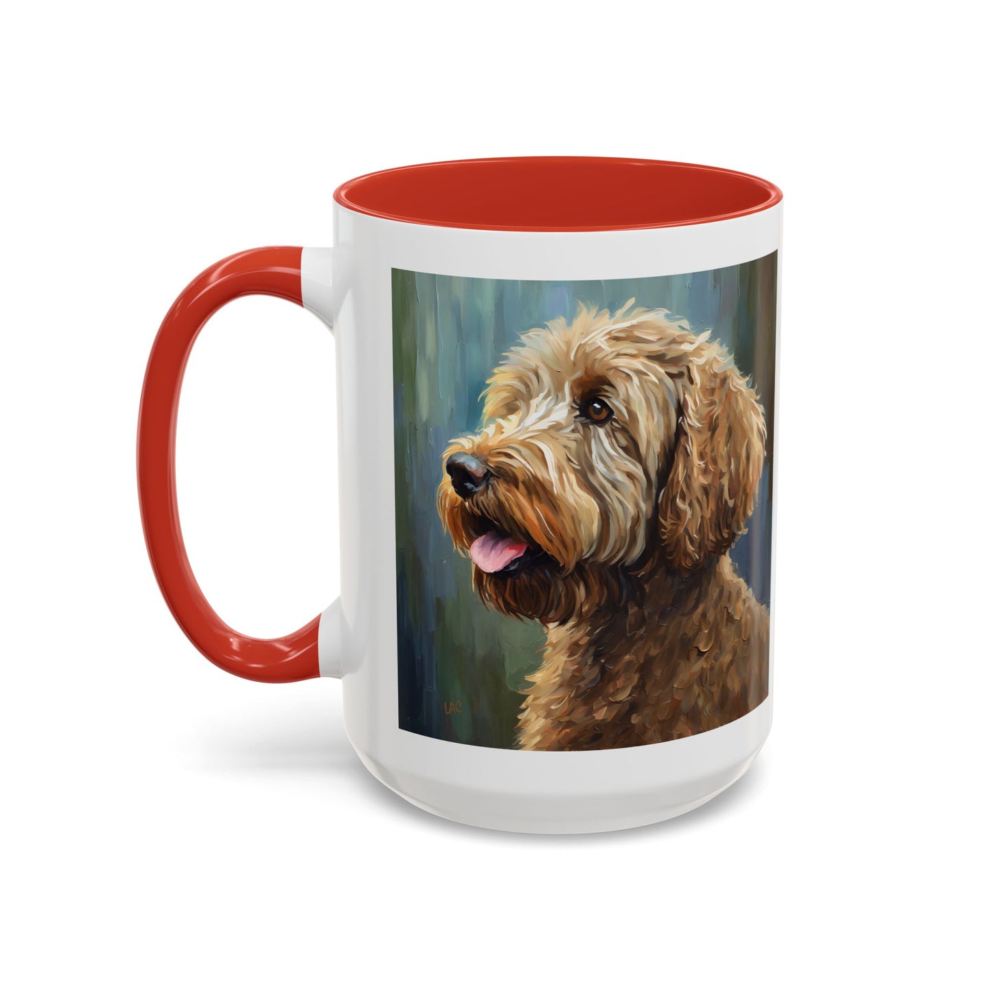 Labradoodle =- Ceramic Accent Mug - 2 Sizes