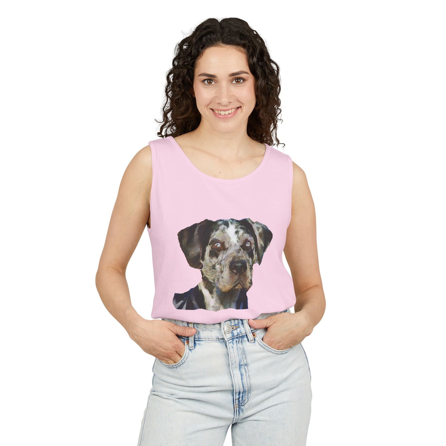American Leopard Hound Unisex Relaxed Fit Ringspun Cotton Tank Top