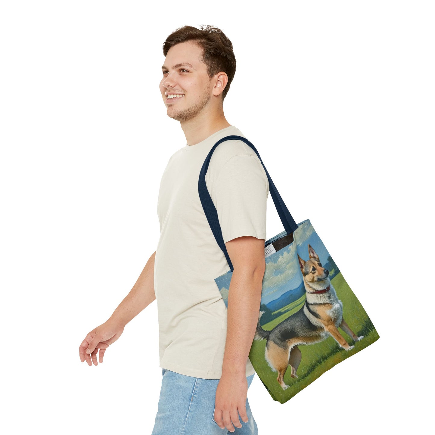 Swedish Vallhund - Polyester Tote Bag (AOP)