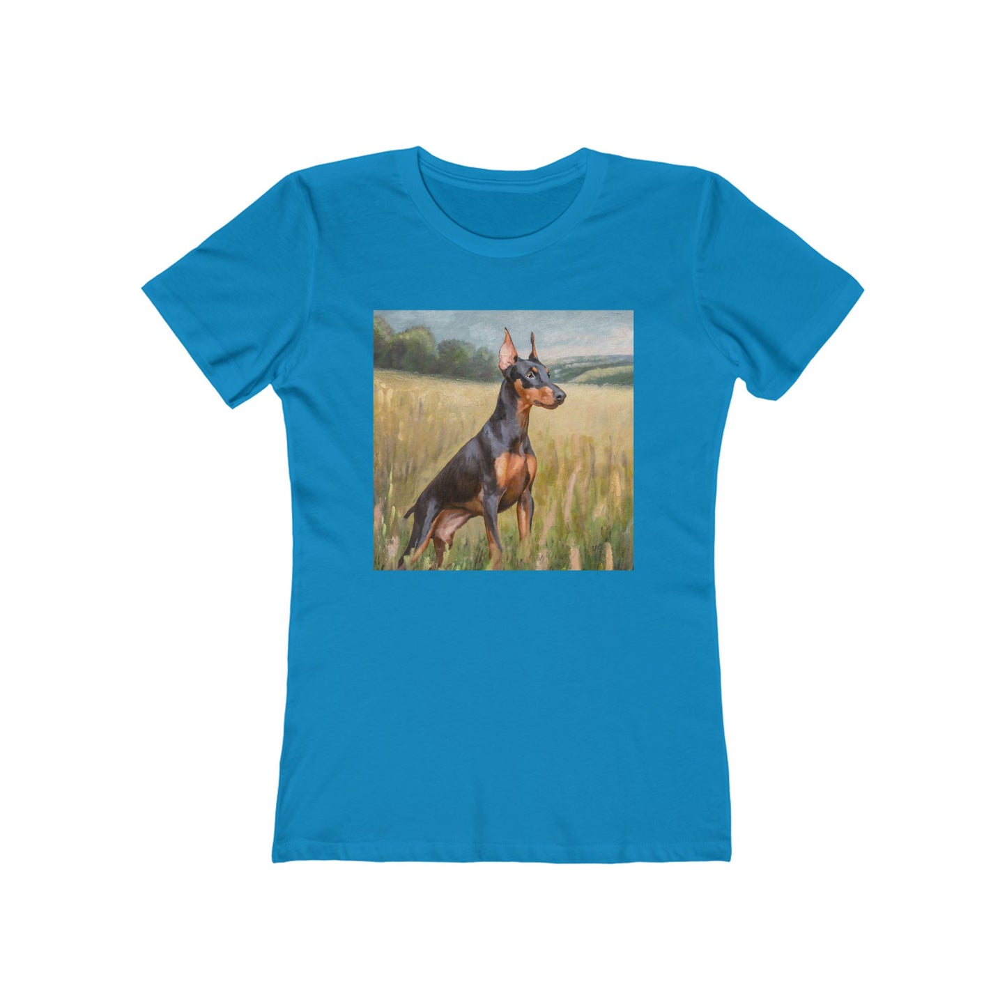 German Pinscher Women's Slim Fitted Ringspun Cotton Tee