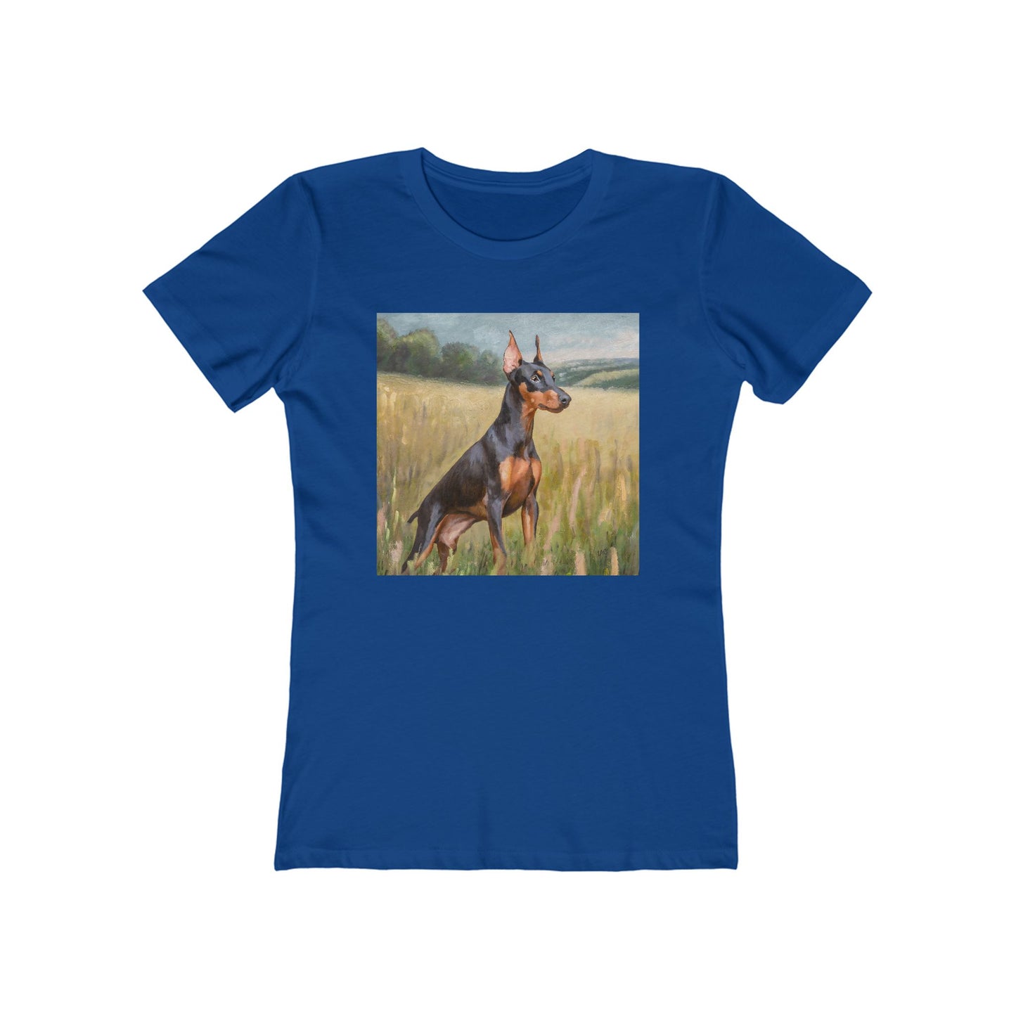 German Pinscher Women's Slim Fitted Ringspun Cotton Tee