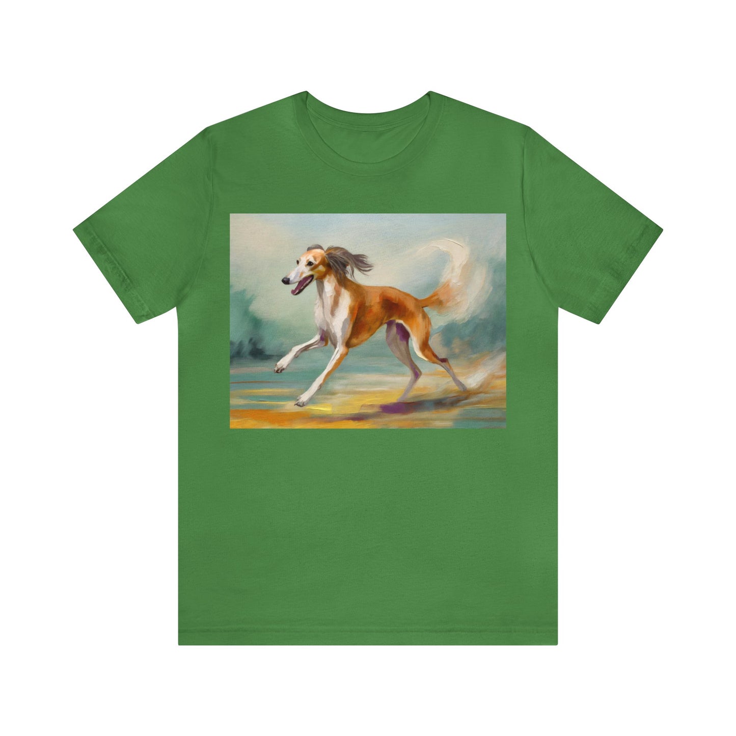 Saluki 'On the Run' - Classic Jersey Short Sleeve Tee
