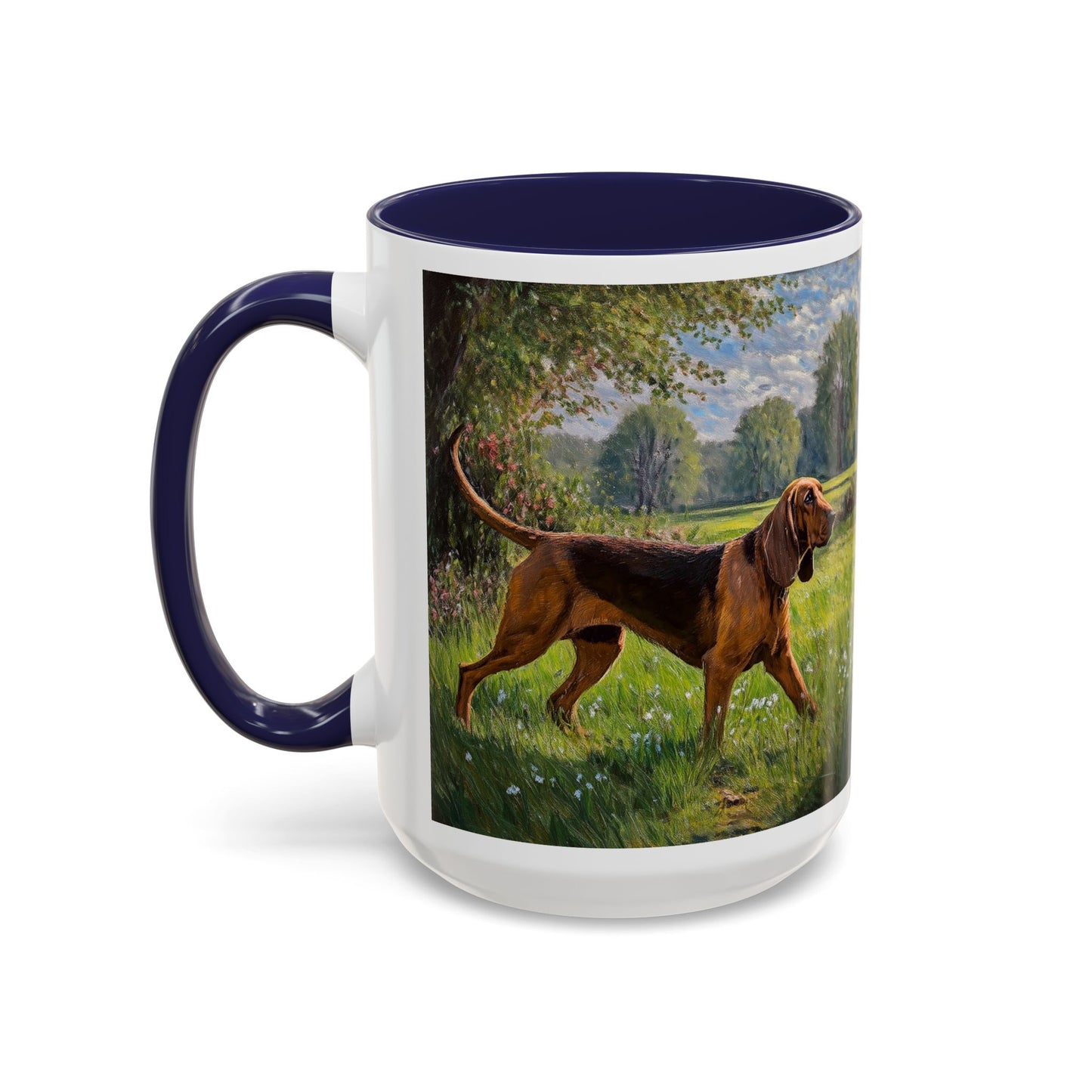 Bloodhound Ceramic Accent Coffee Mug