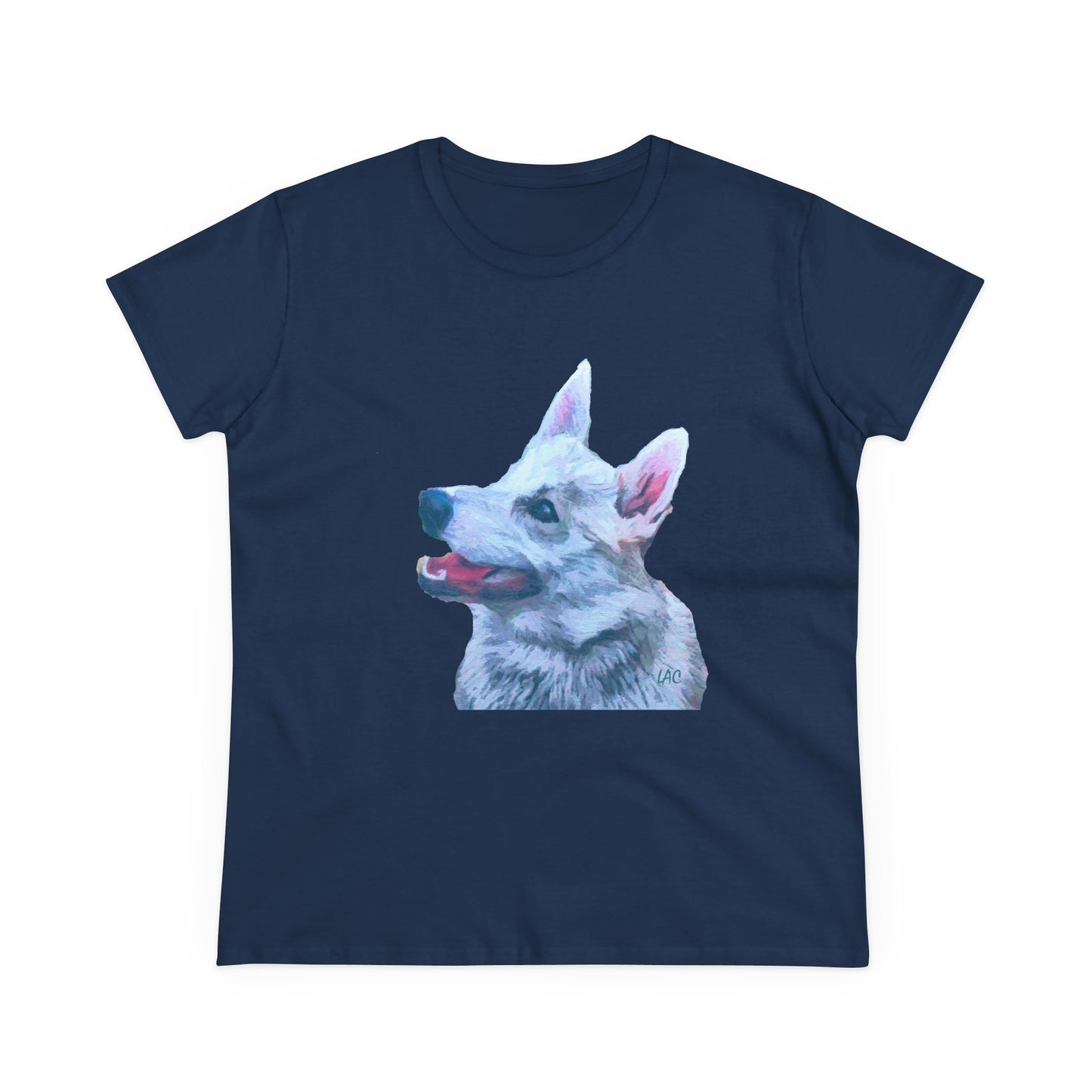Norwegian Buhund Women's Midweight Cotton Tee