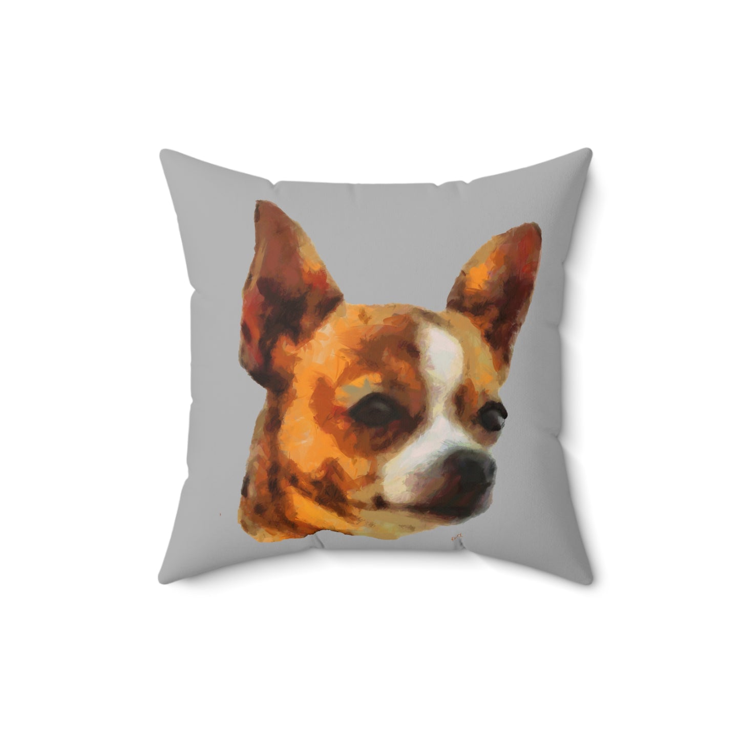 Chihuahua 'Paco' Spun Polyester Throw Pillow
