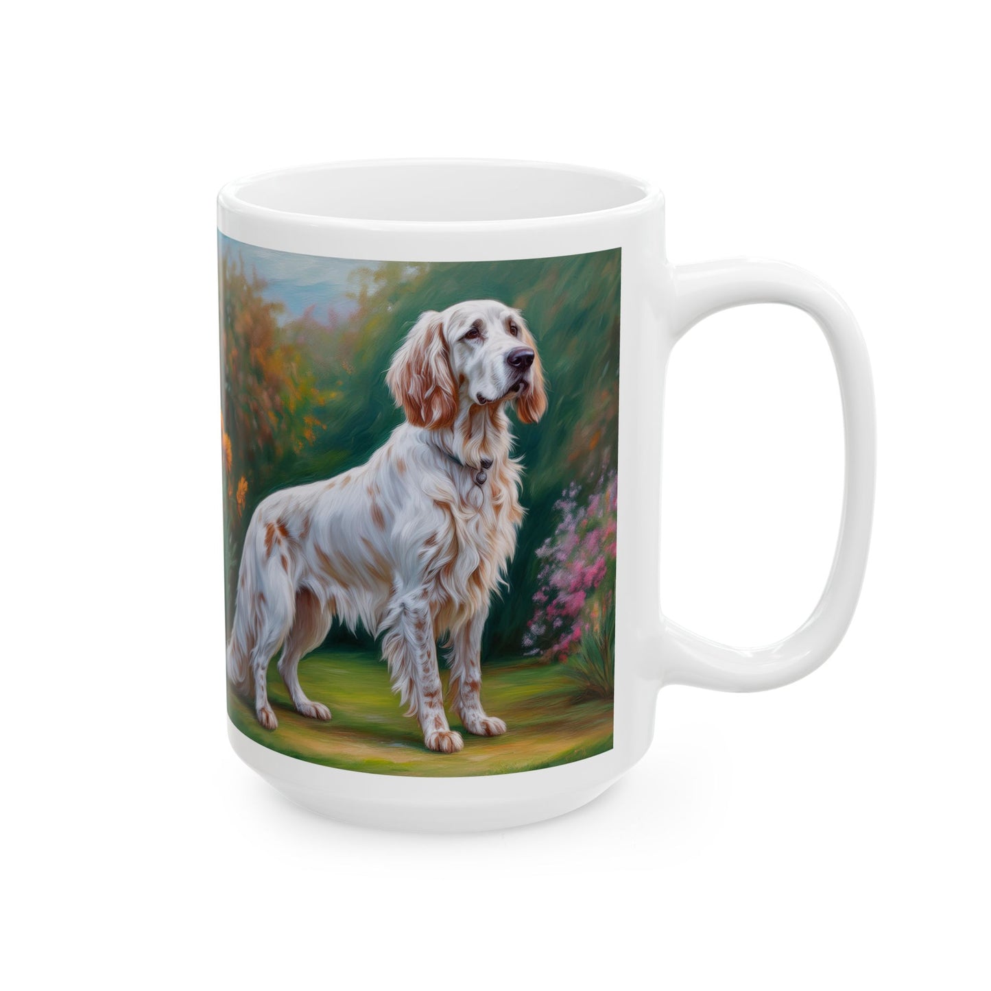 English Setter Ceramic Mug - Personalized Delight