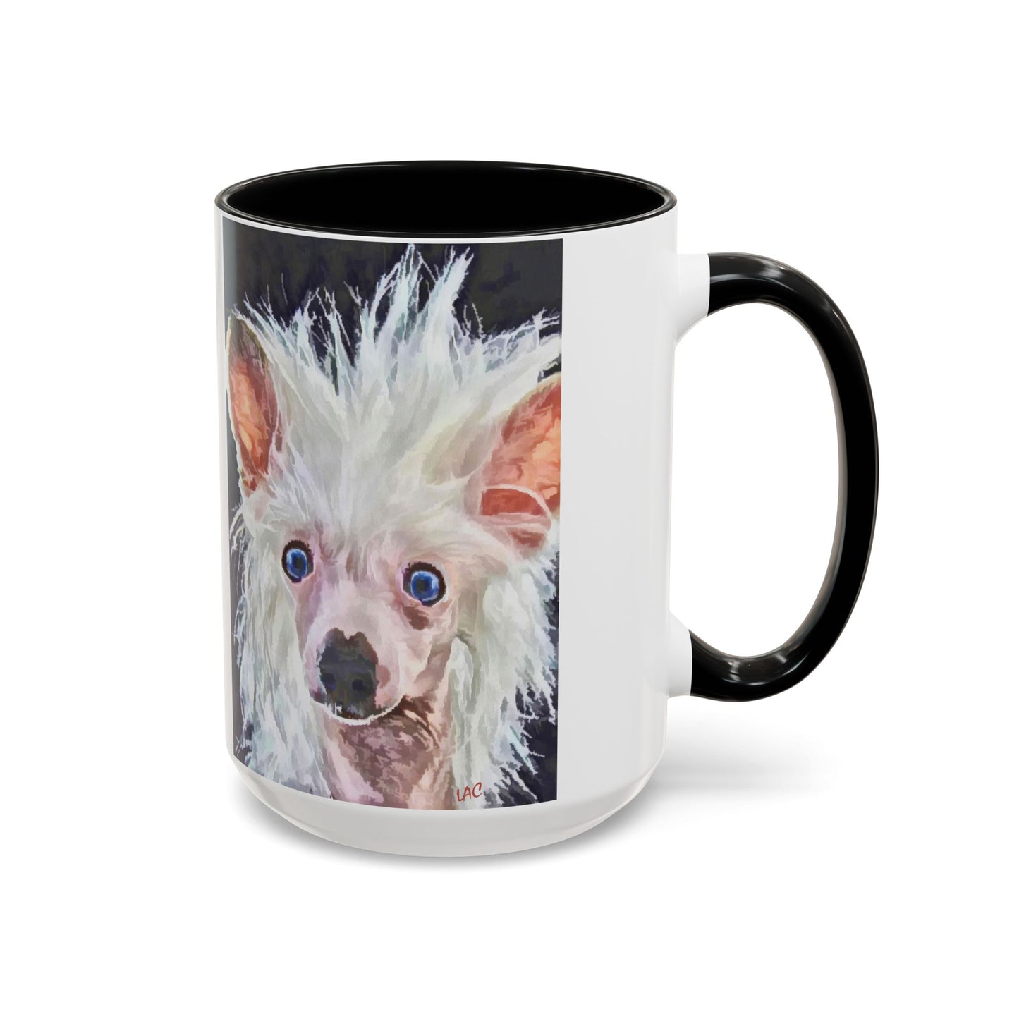 Chinese Crested - Accent Ceramic Coffee Mug