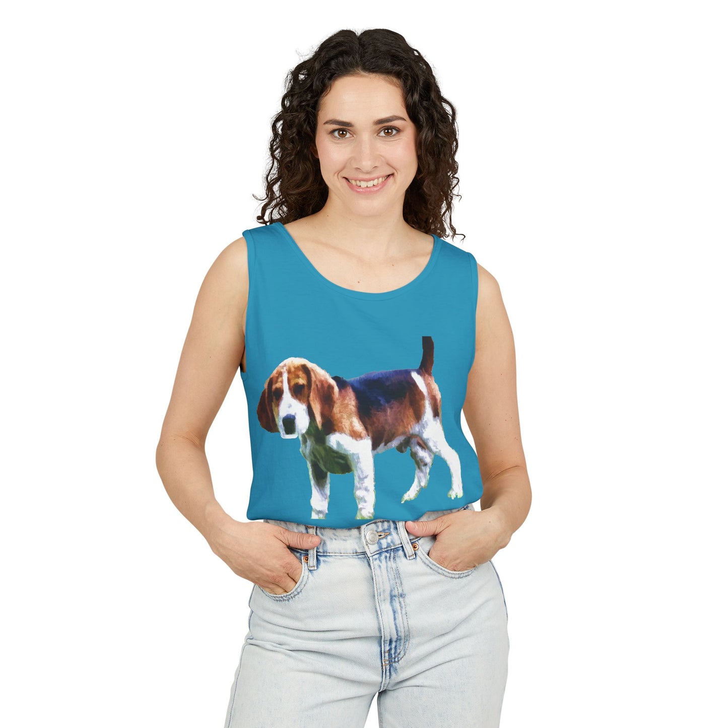 American Foxhound Unisex Relaxed Fit Ringspun Cotton Tank Top