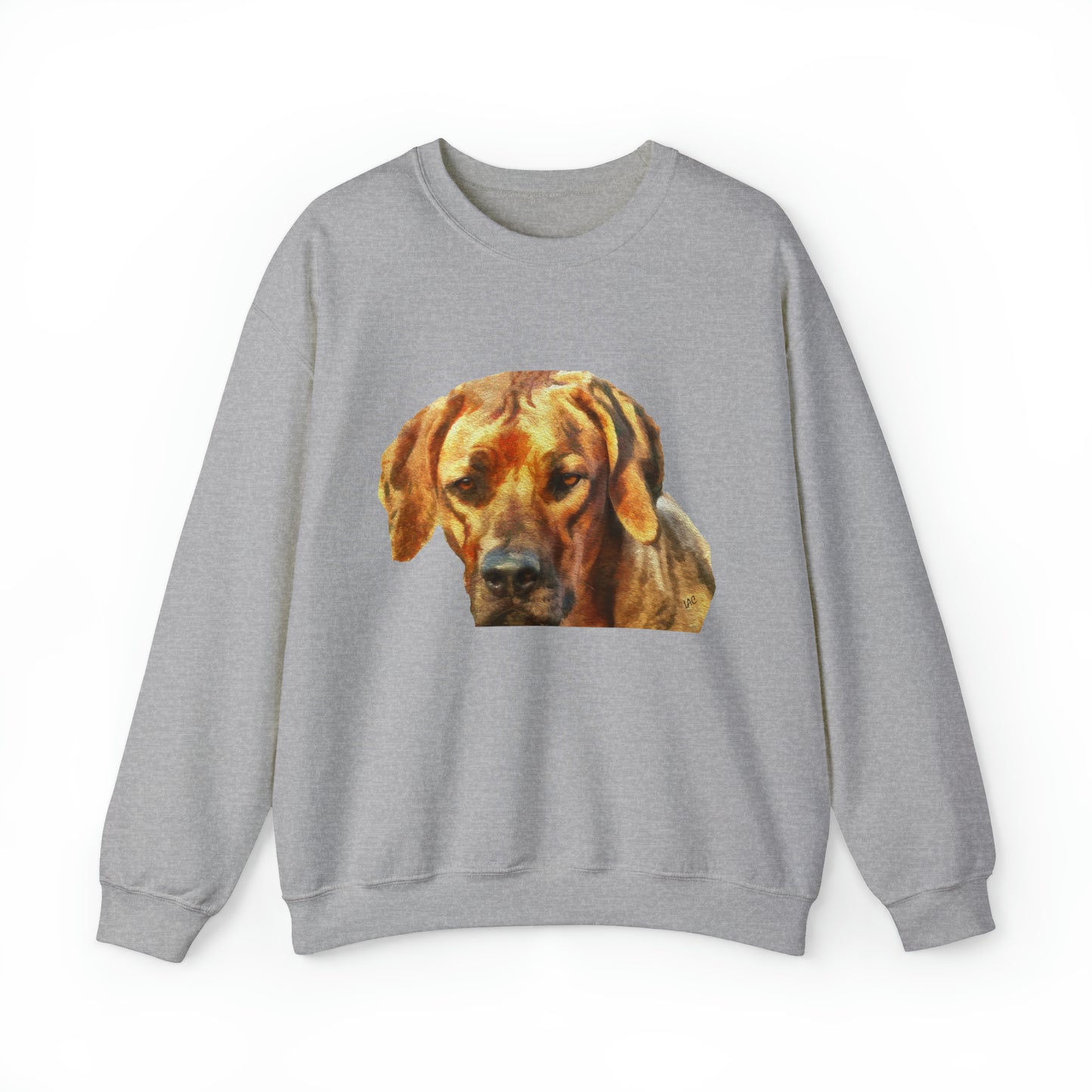 Rhodesian Ridgeback 'Zulu' Unisex 50/50 Crewneck Sweatshirt