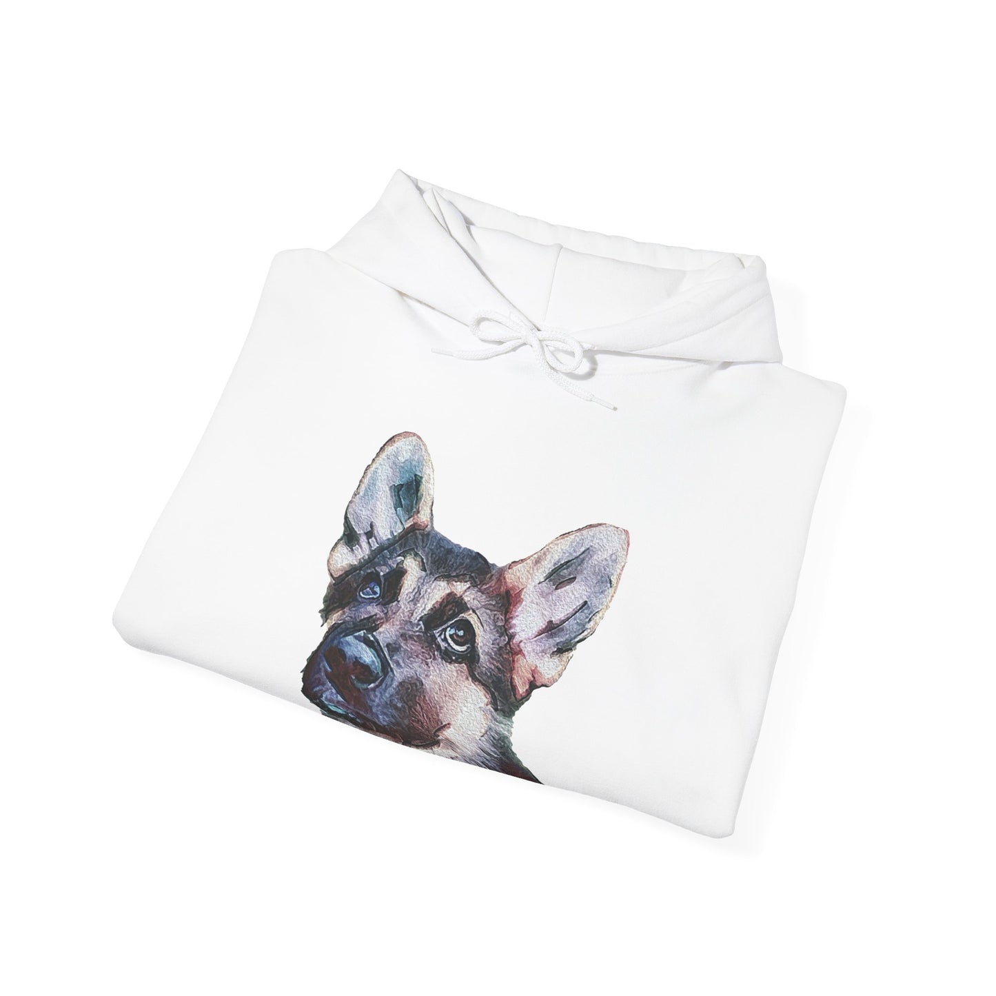 German Shepherd 'Sly' Unisex 50/50 Hoodie