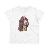 English Springer Spaniel Women's Midweight Cotton Tee