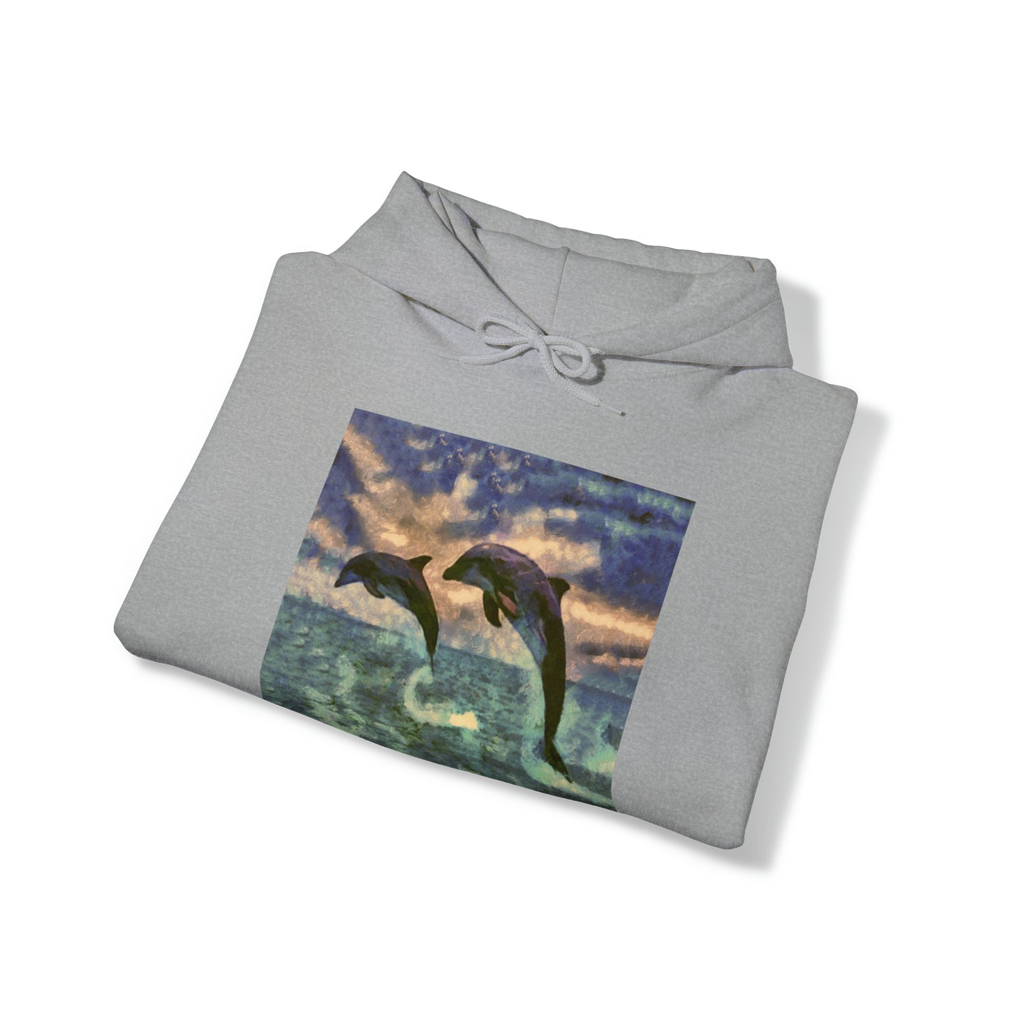 Dolphins 'Flip & Flop' Unisex 50/50 Hoodie