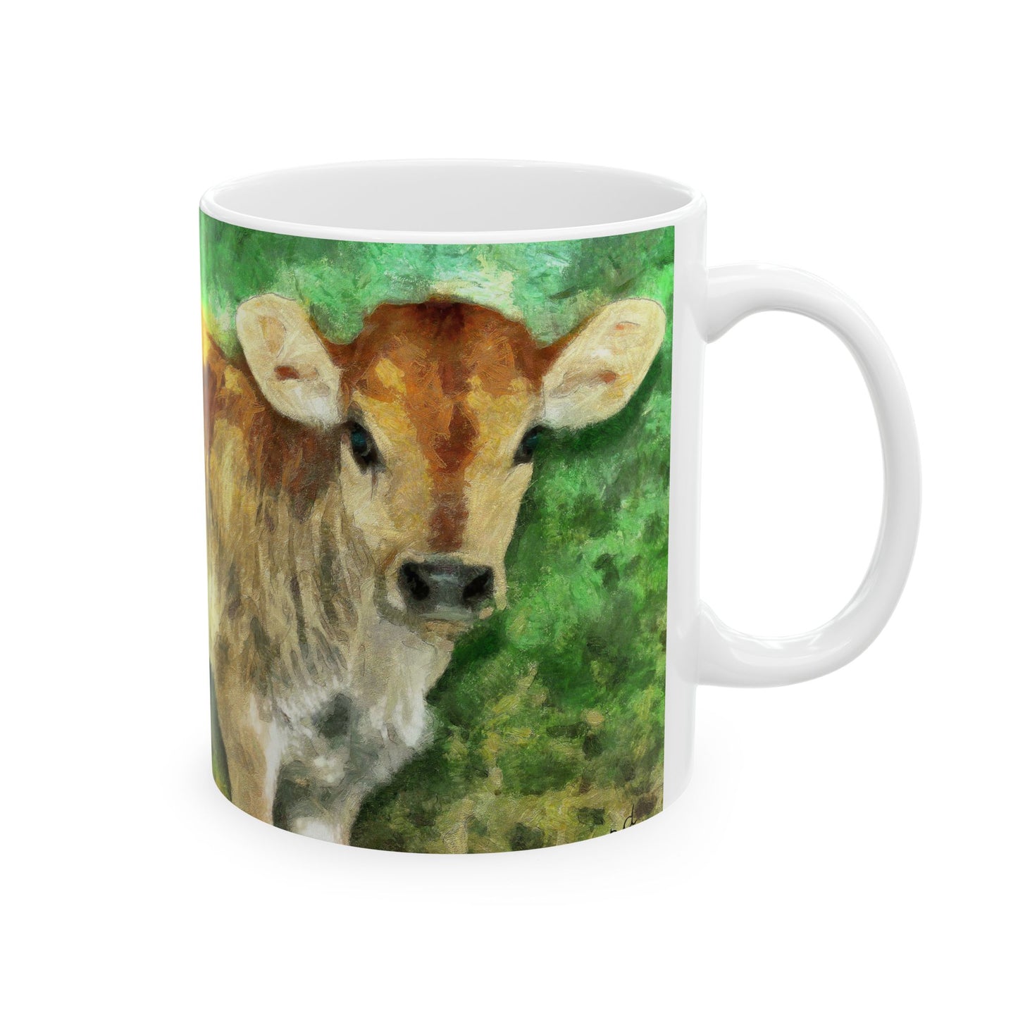 Jersey Calf - Ceramic Mug 11oz
